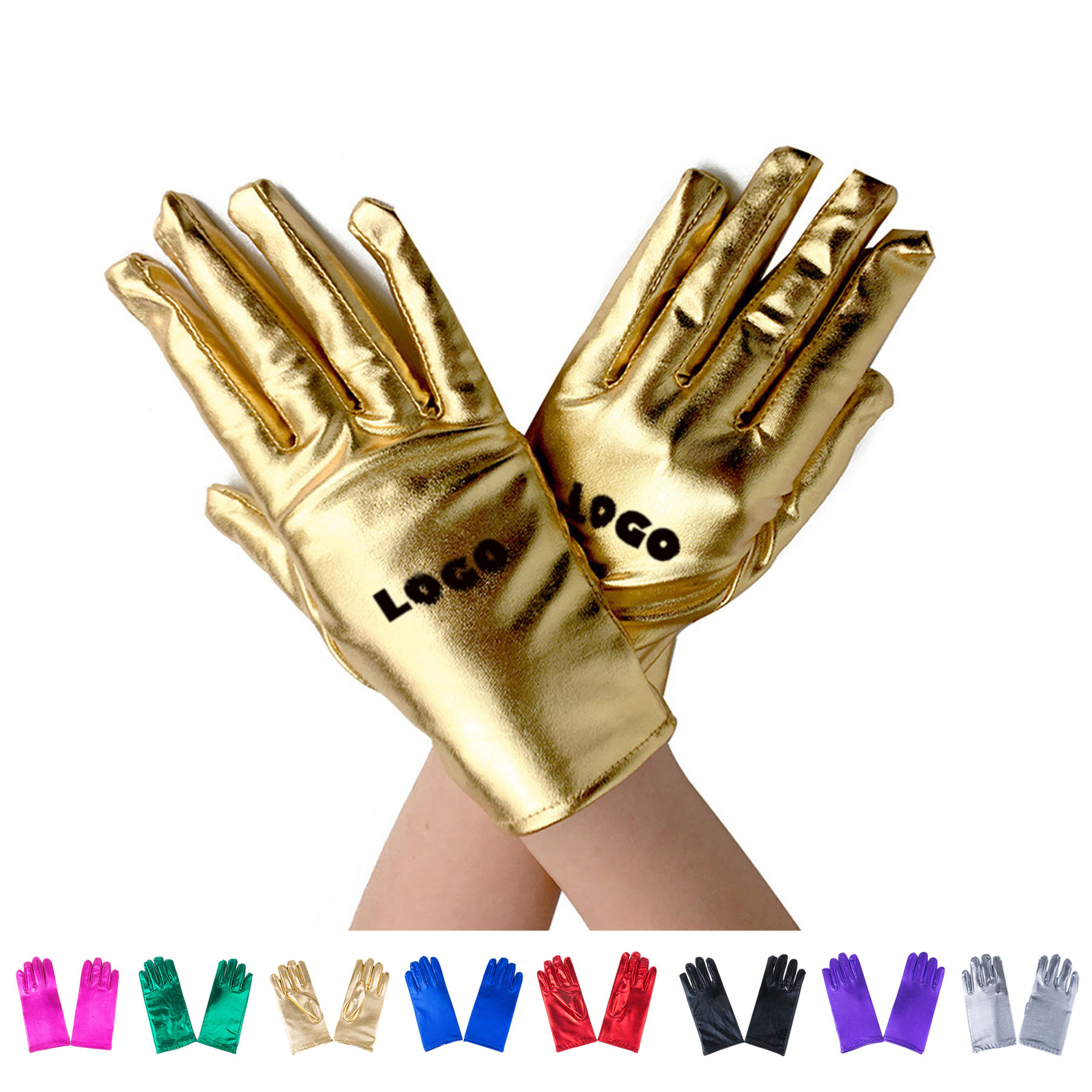 Women Leather Party Gloves 2