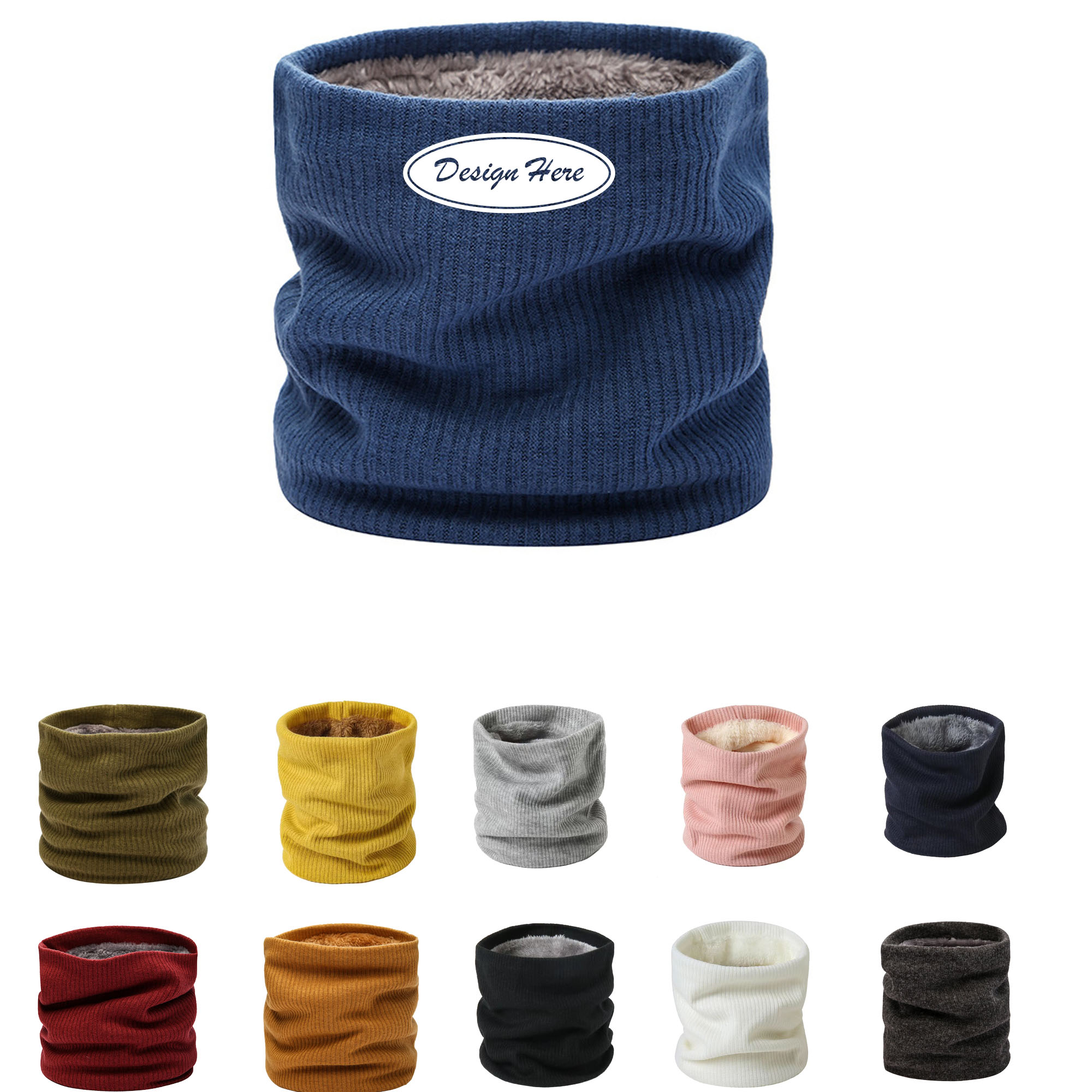 Thermal Knit Neck Gaiter for Cold Weather Protection 3