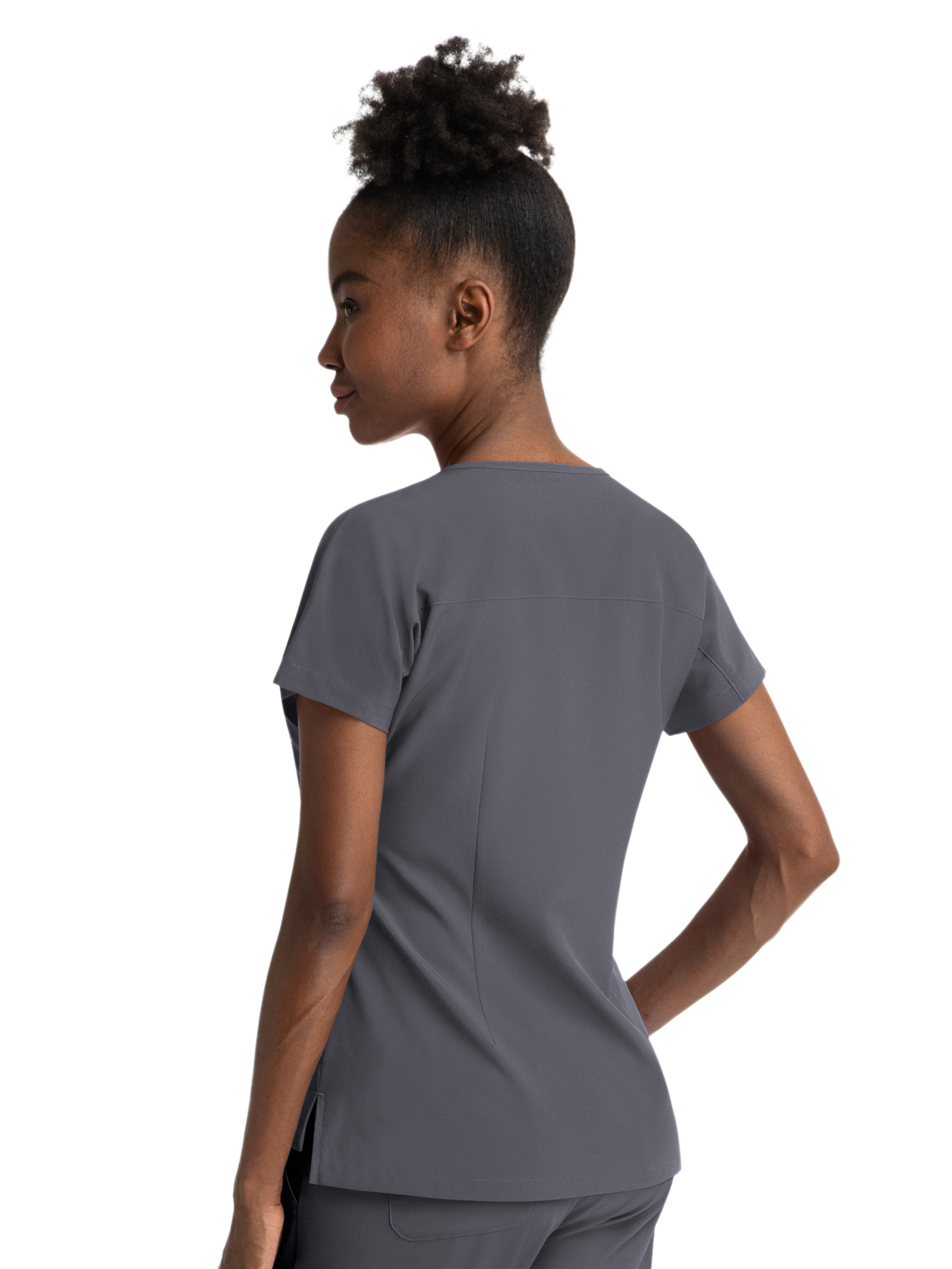 Maevn - Matrix Impulse - Women's Three-Pocket Notched Neck Dolman Top 11