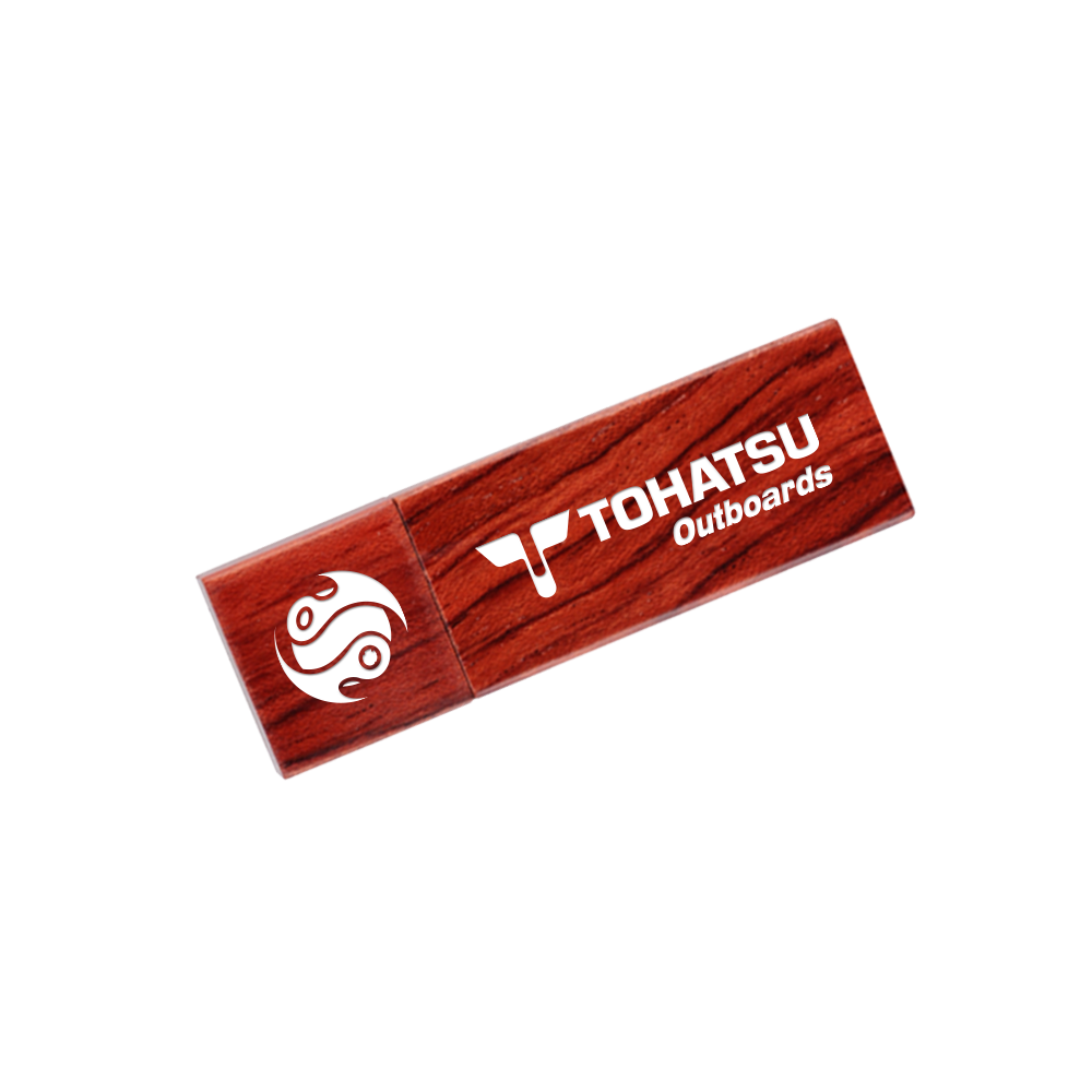 Elburn Mahogany USB Flash Drive