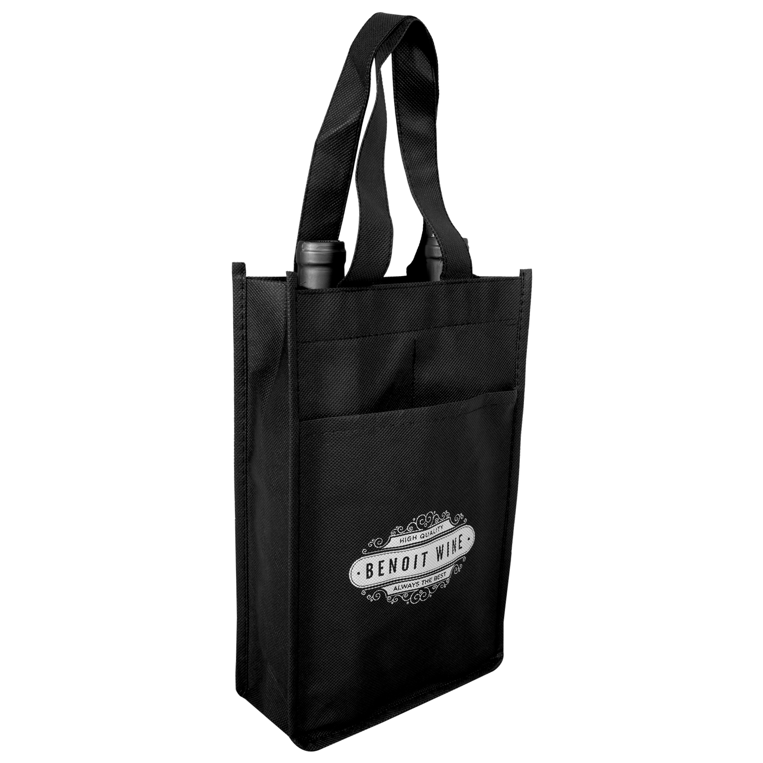Bouquet Non-Woven Wine Bag (1 Color Imprint) 3