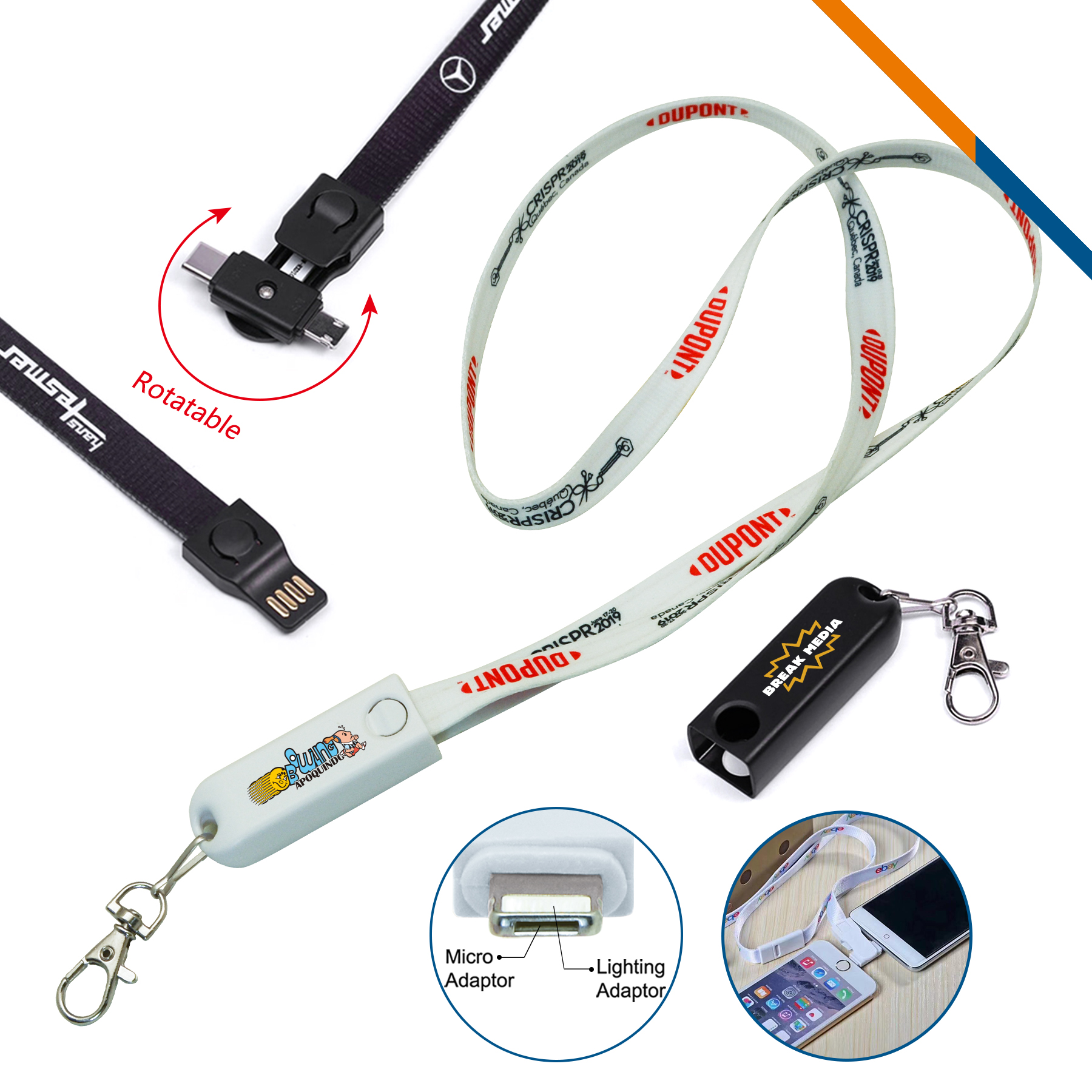 Cadet 2in1 Lanyard Cable 2
