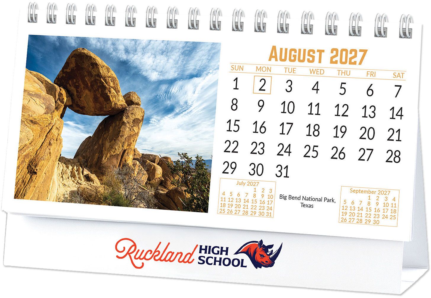 FULL COLOR NATIONAL PARKS DESK CALENDAR 14