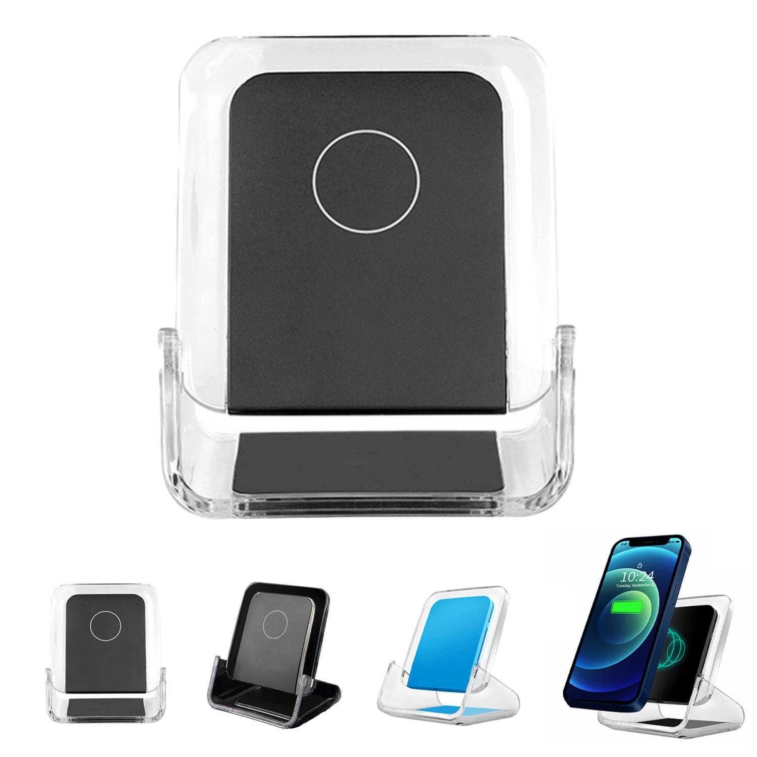 2 In 1 Wireless Charging w/ Phone Holder 6