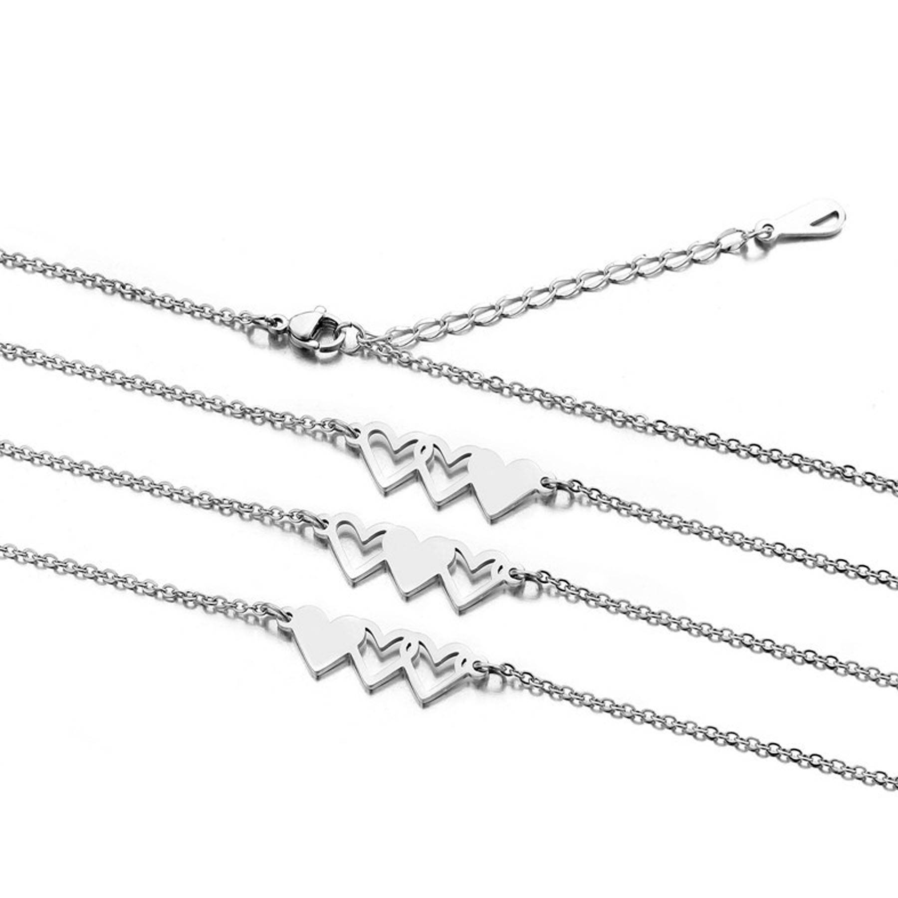 Retro Titanium Steel Love Bracelet 10