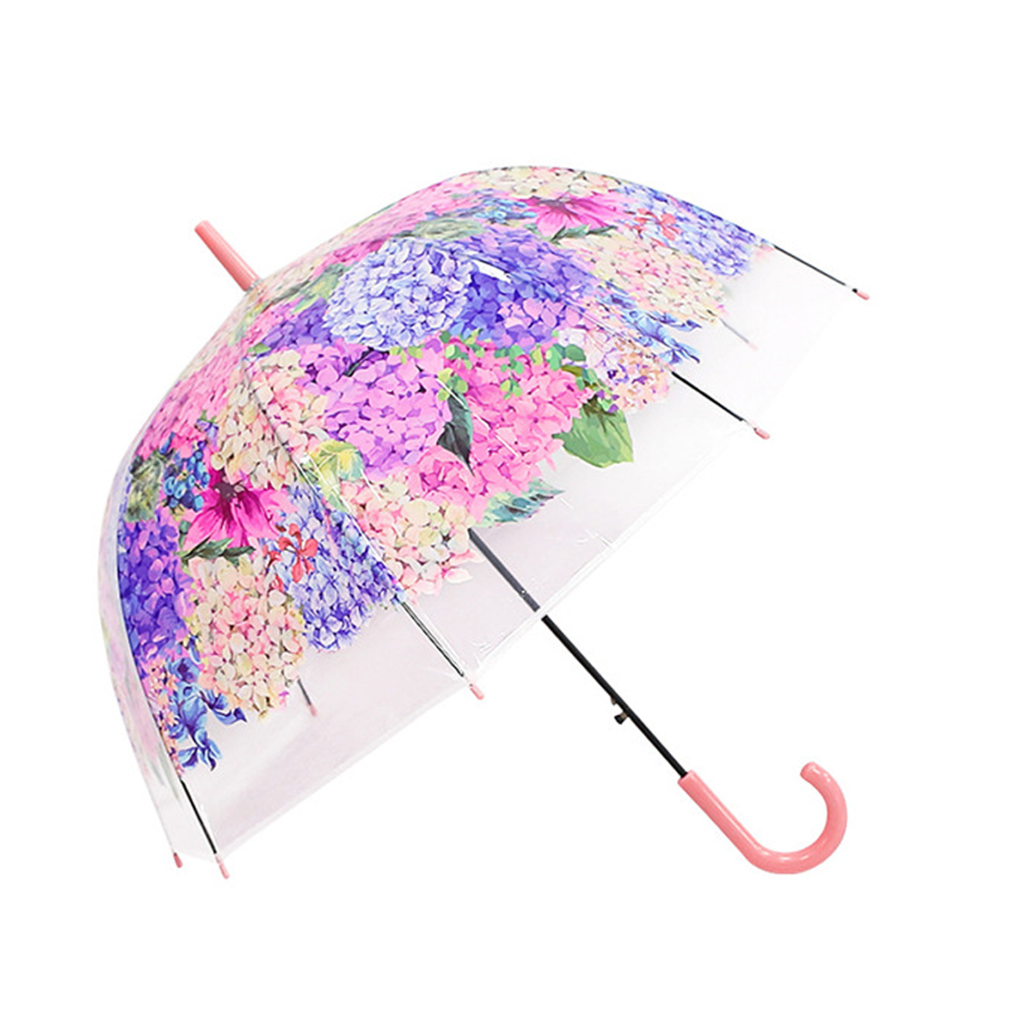 32" Automatic Straight-Handle Printed Umbrella 6