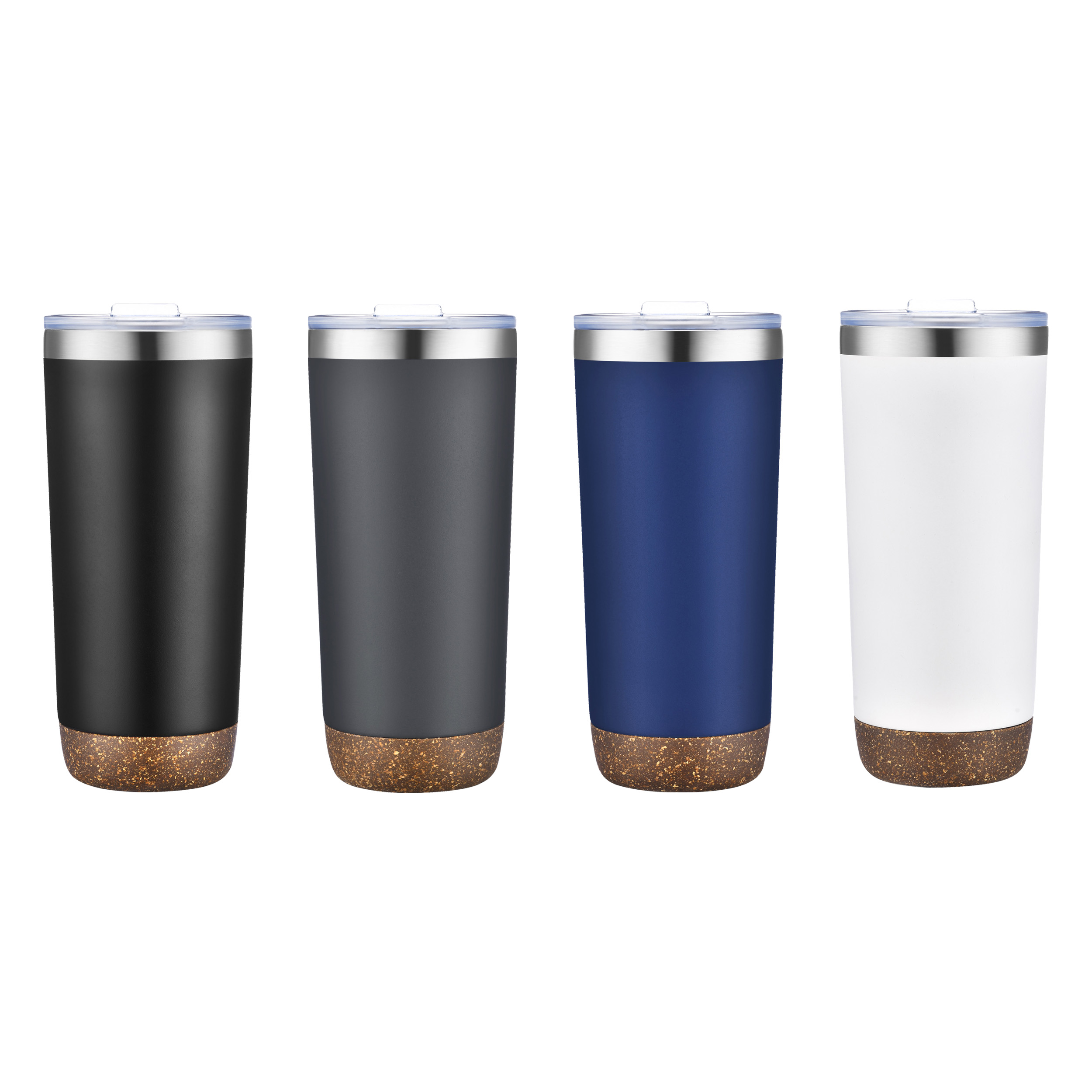 22 oz. Stainless Steel Tumbler with Cork-Accented Base 4