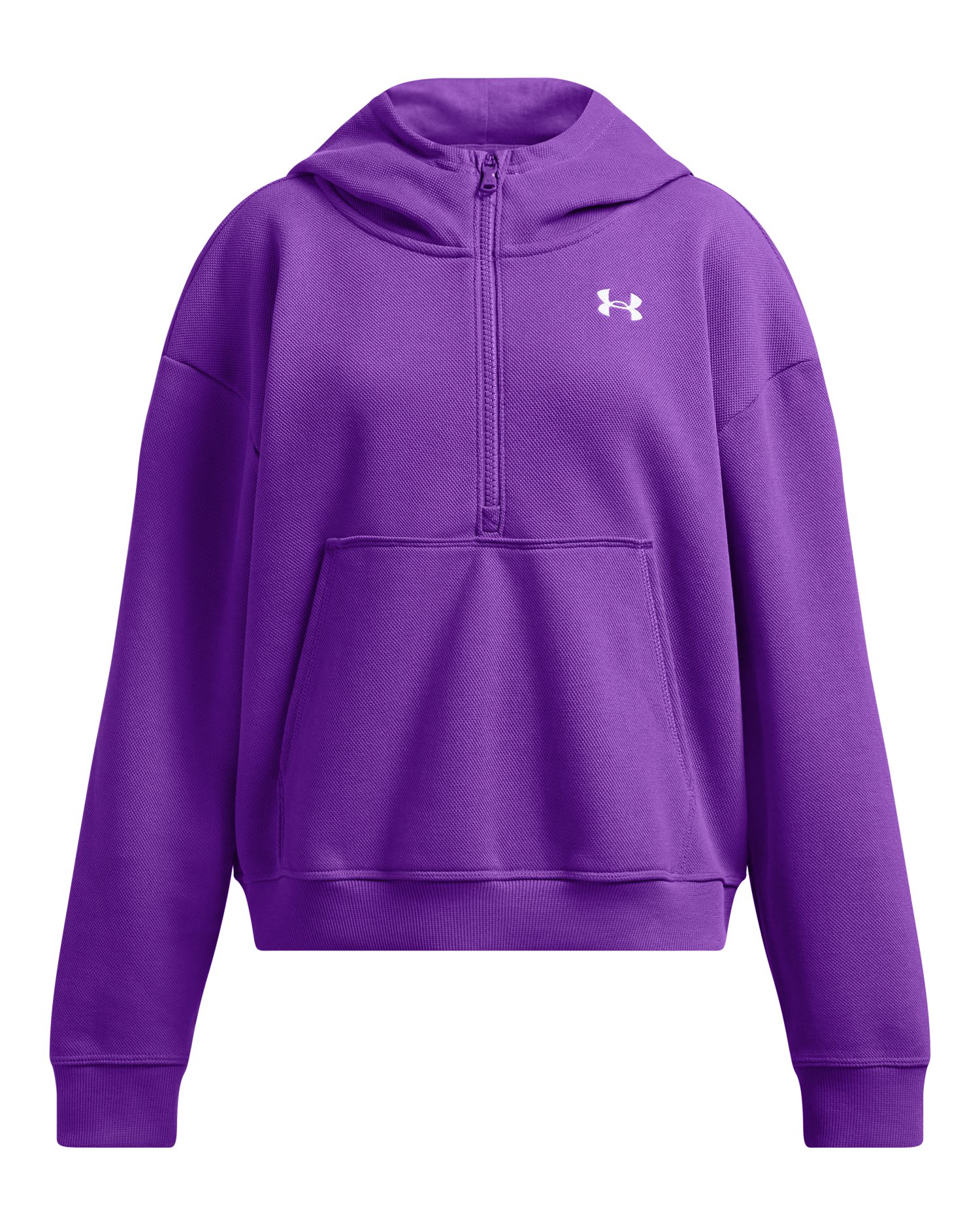 UA Rival Fleece Textured Girls' Zip 6