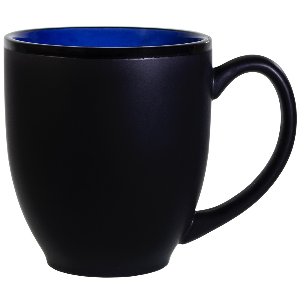 Hilo Bistro Two-Tone Matte Mug: Blue (16 Oz.)
