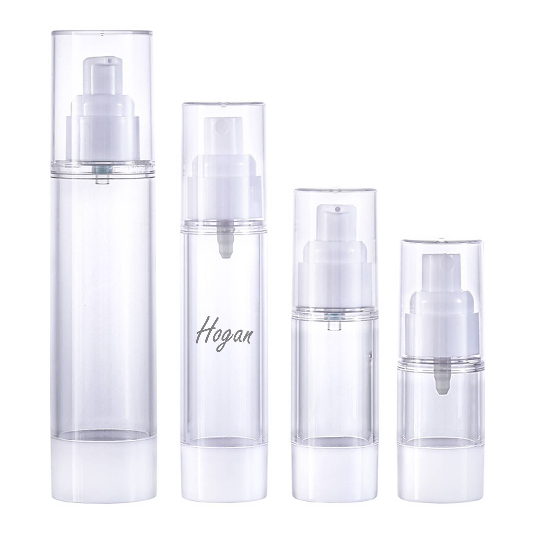Transparent press-to-dispense vacuum flasks