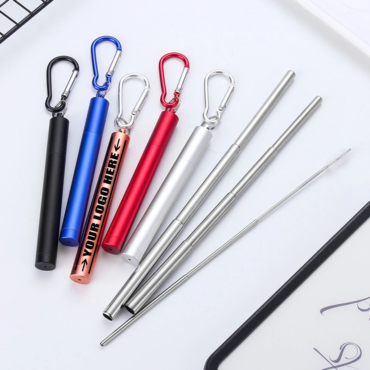 Stainless Steel Retractable Straw 6