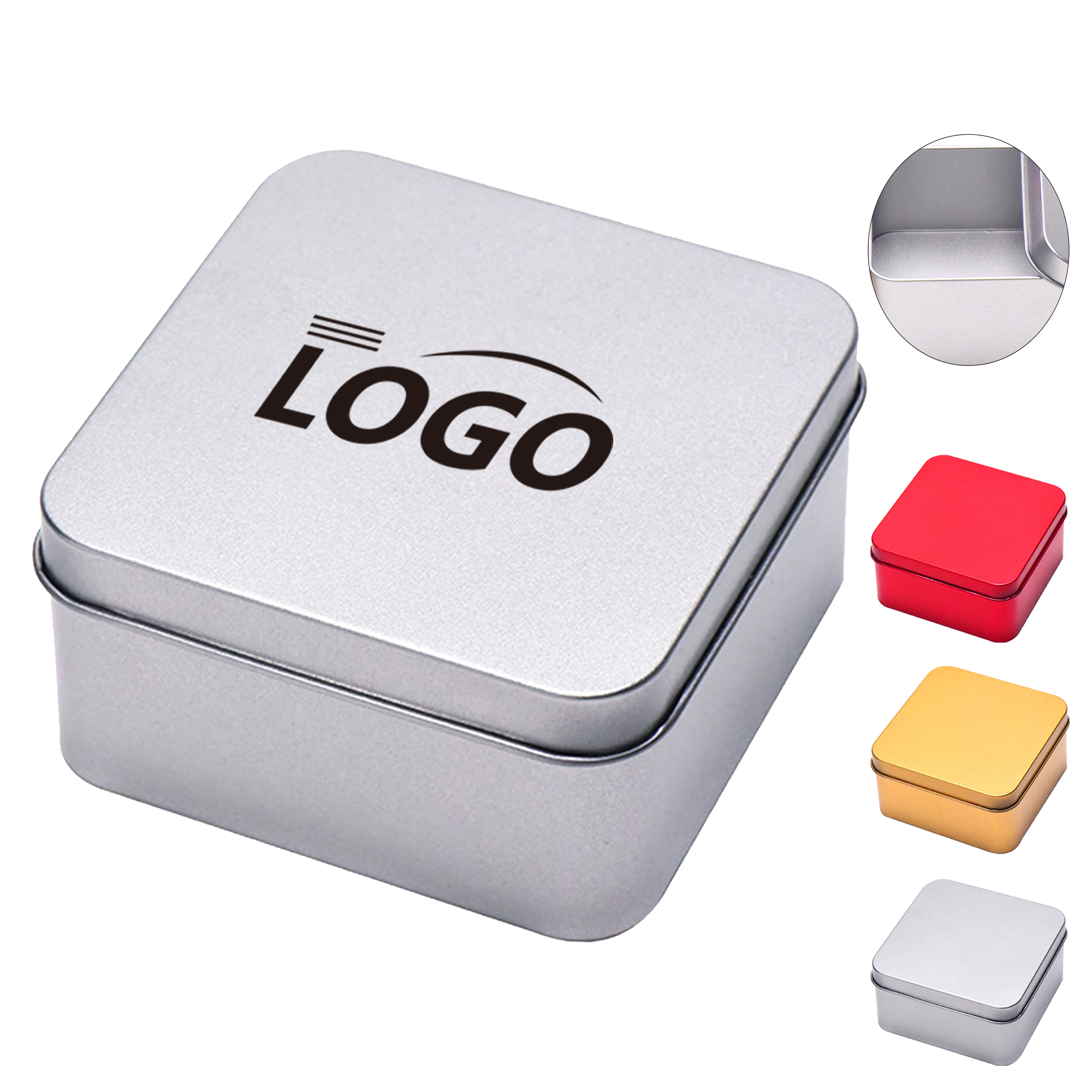Tinplate Square Container for Biscuits 3