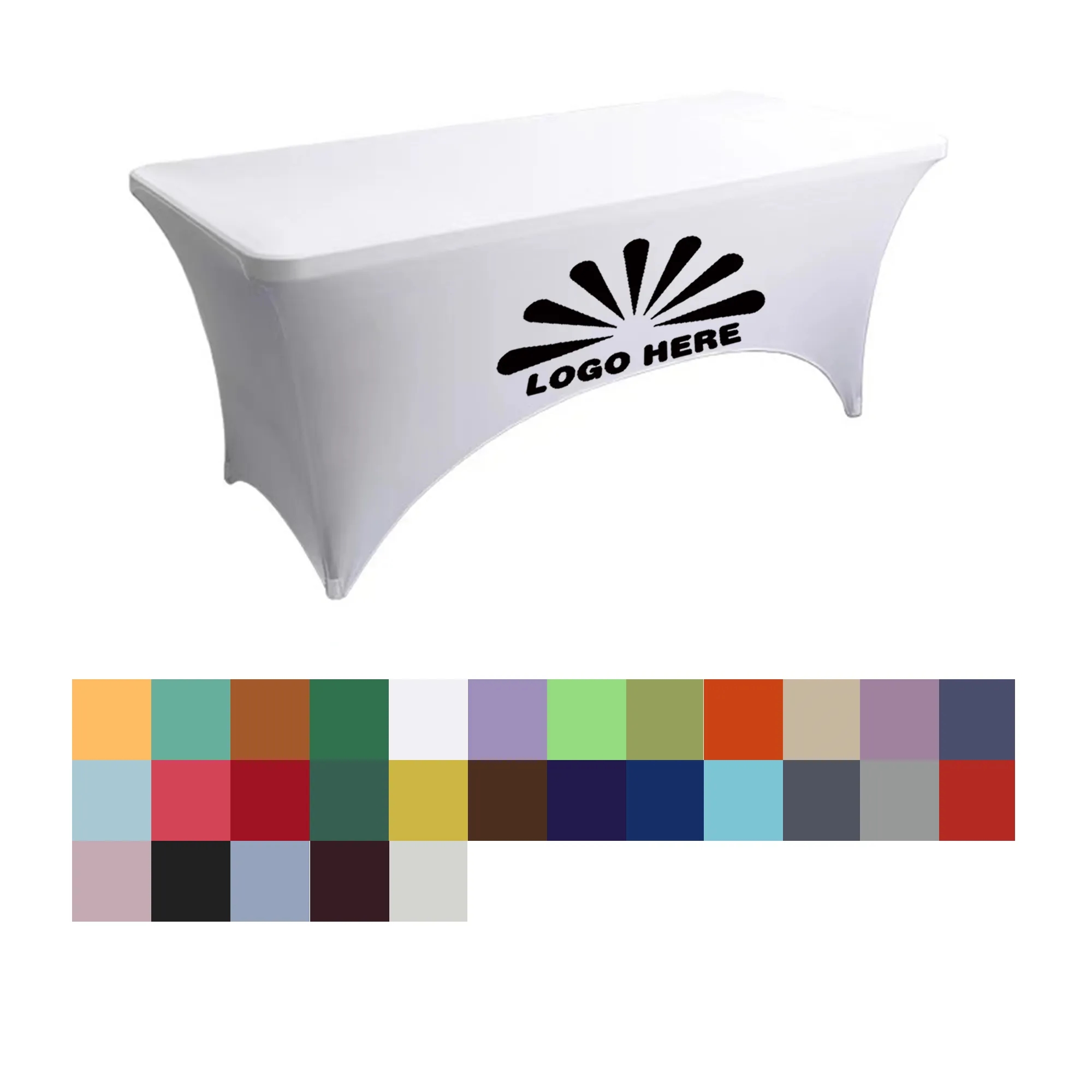 Elastic Table Cover With Customizable Logo 2