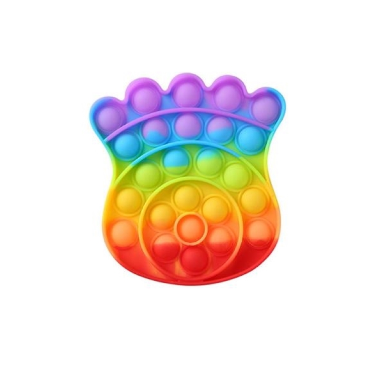 Bear's-paw Shape Push Bubble Fidget Sensory Toy 1