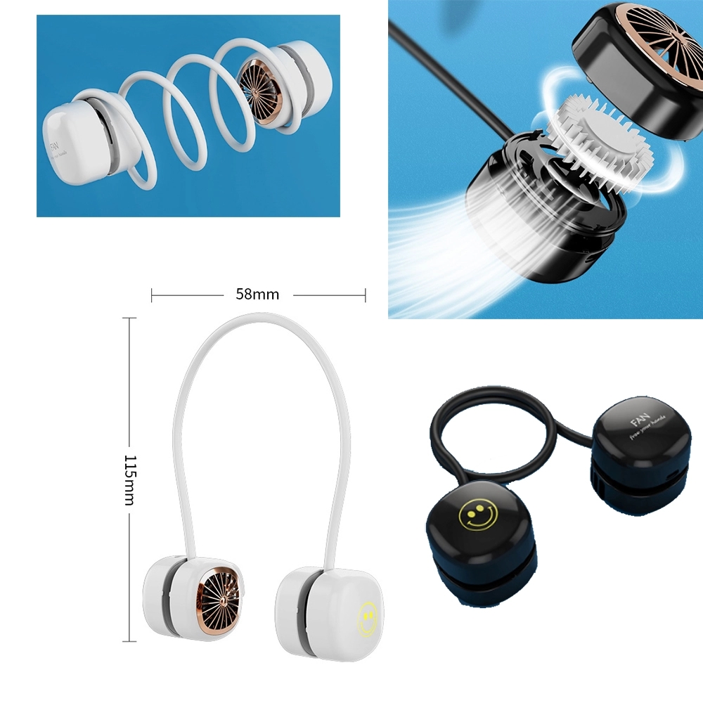 Foldable Neck Fan With Usb Charge 2