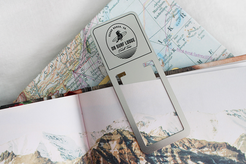 Metal Bookmarks, custom desk accessory with logo imprint 9