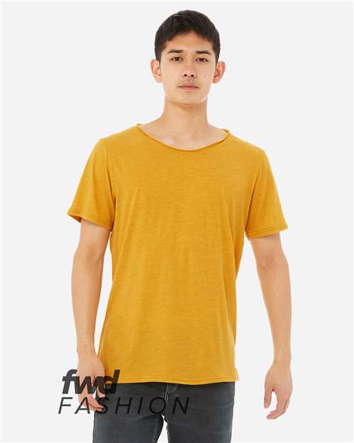 Unisex FWD Fashion Triblend Raw Neck Tee - 3414 2