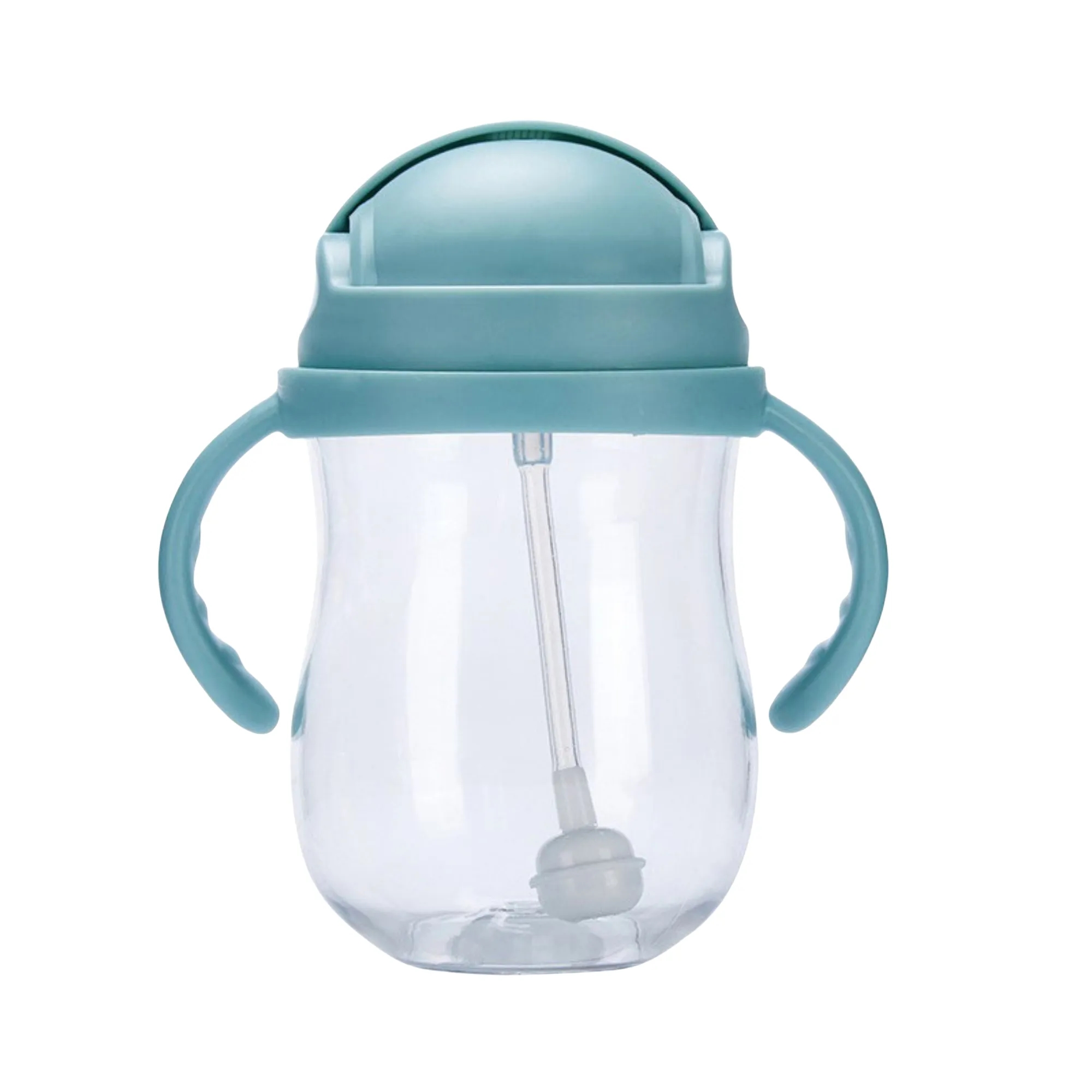 10oz Anti-Drop Gravity Ball Baby Cup With Handle And Straw 1