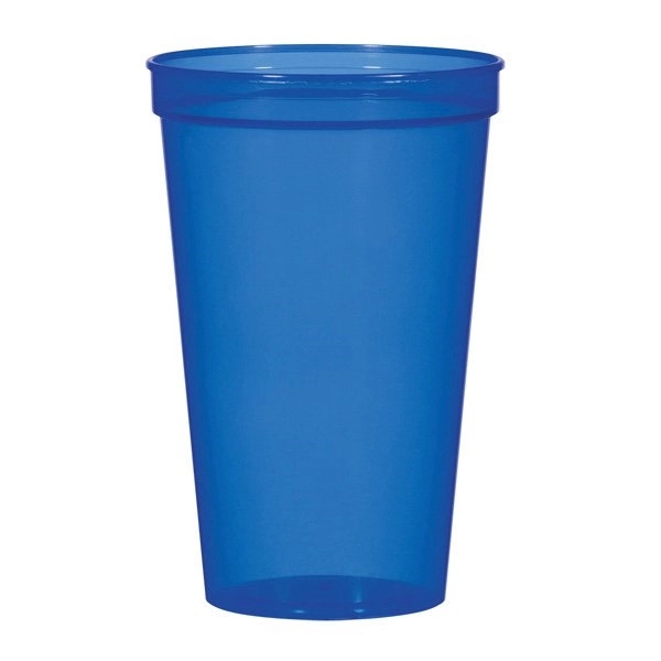 22 Oz Reusable Plastic Stadium Cups 6