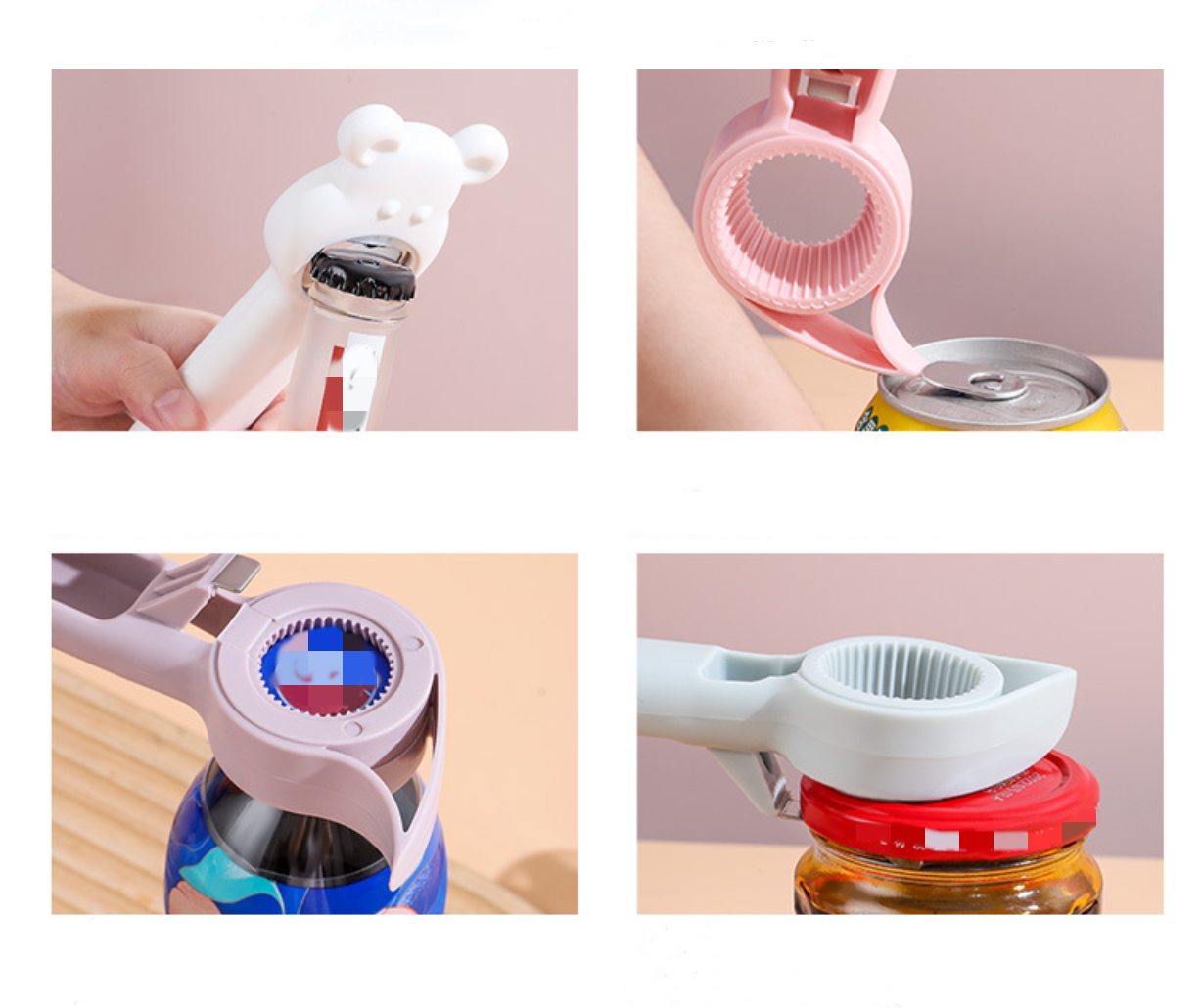 Multi-functional 4-in-1 Bottle Opener 3