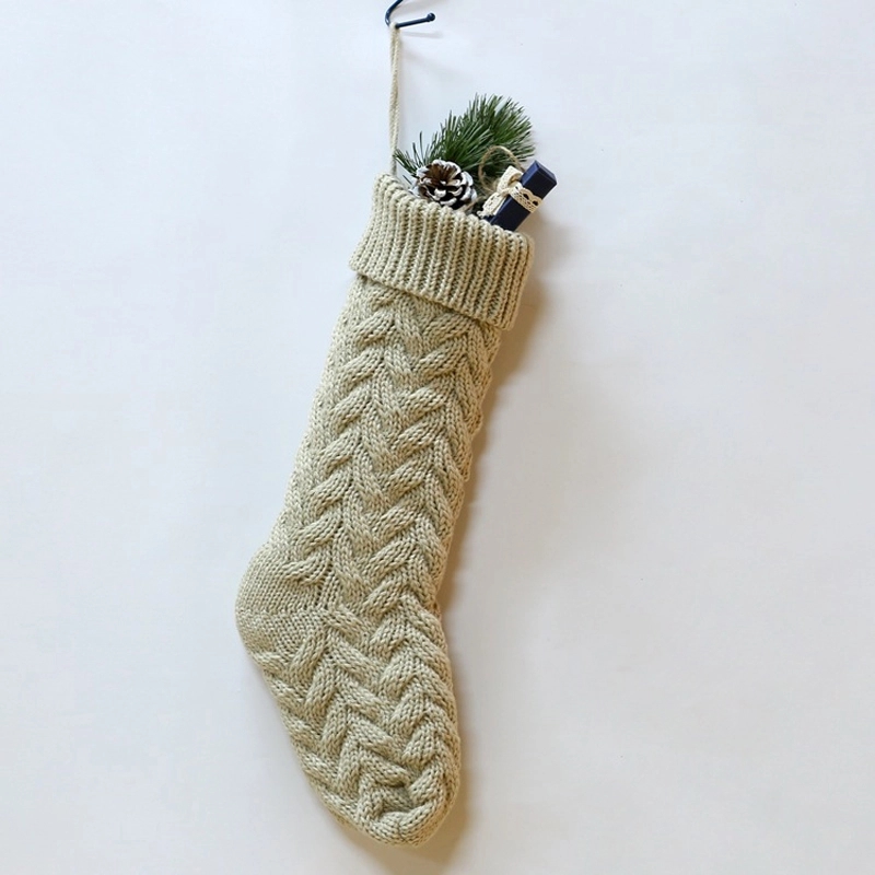 Knitted Christmas Stocking 4
