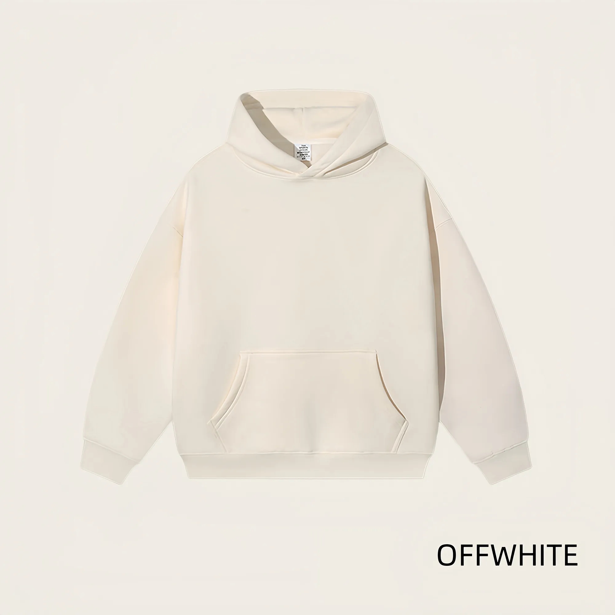 Unisex Cotton Fleece Hoodie, Minimalist Casual Comfort Wear 5