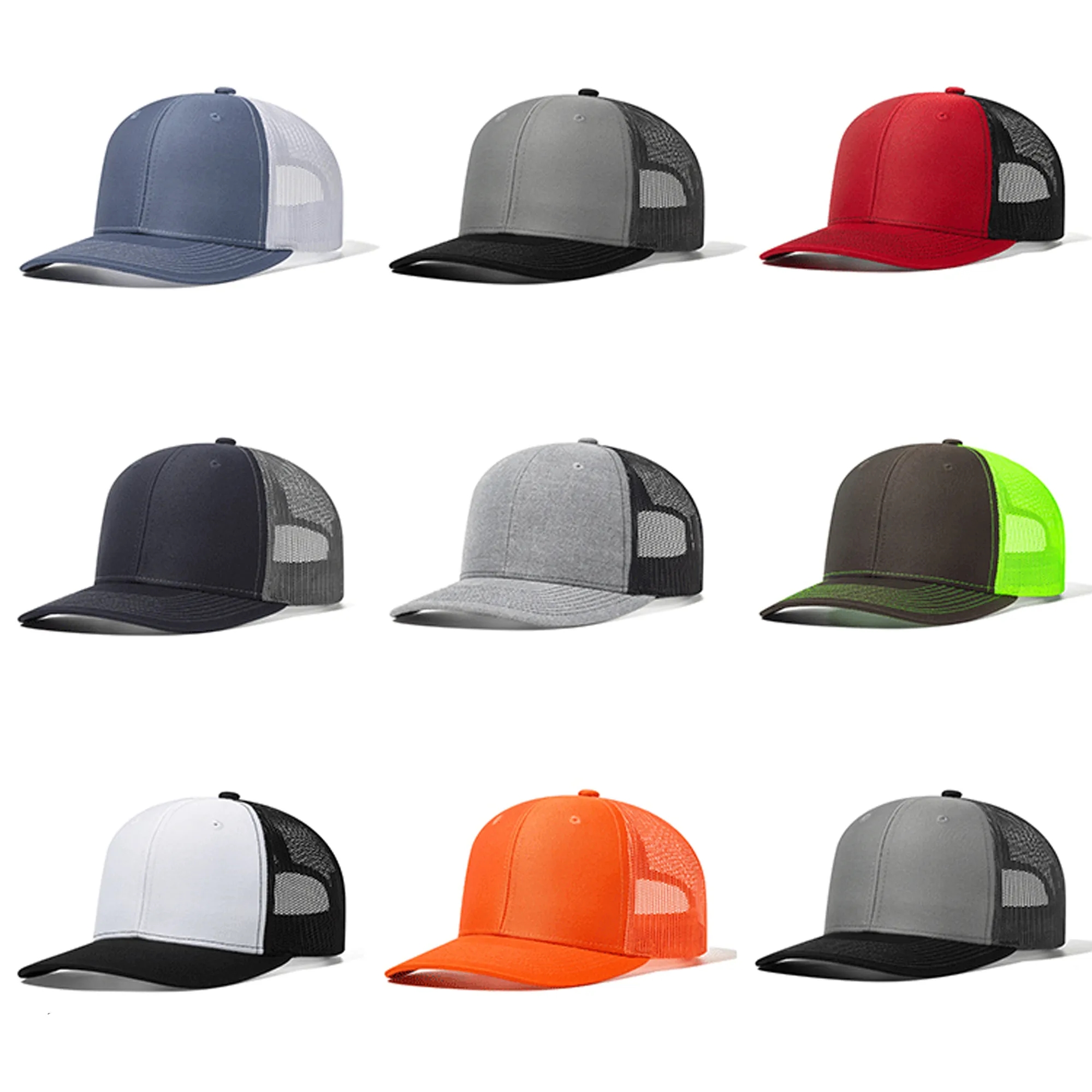 Slightly Curved Mesh Baseball Cap 5