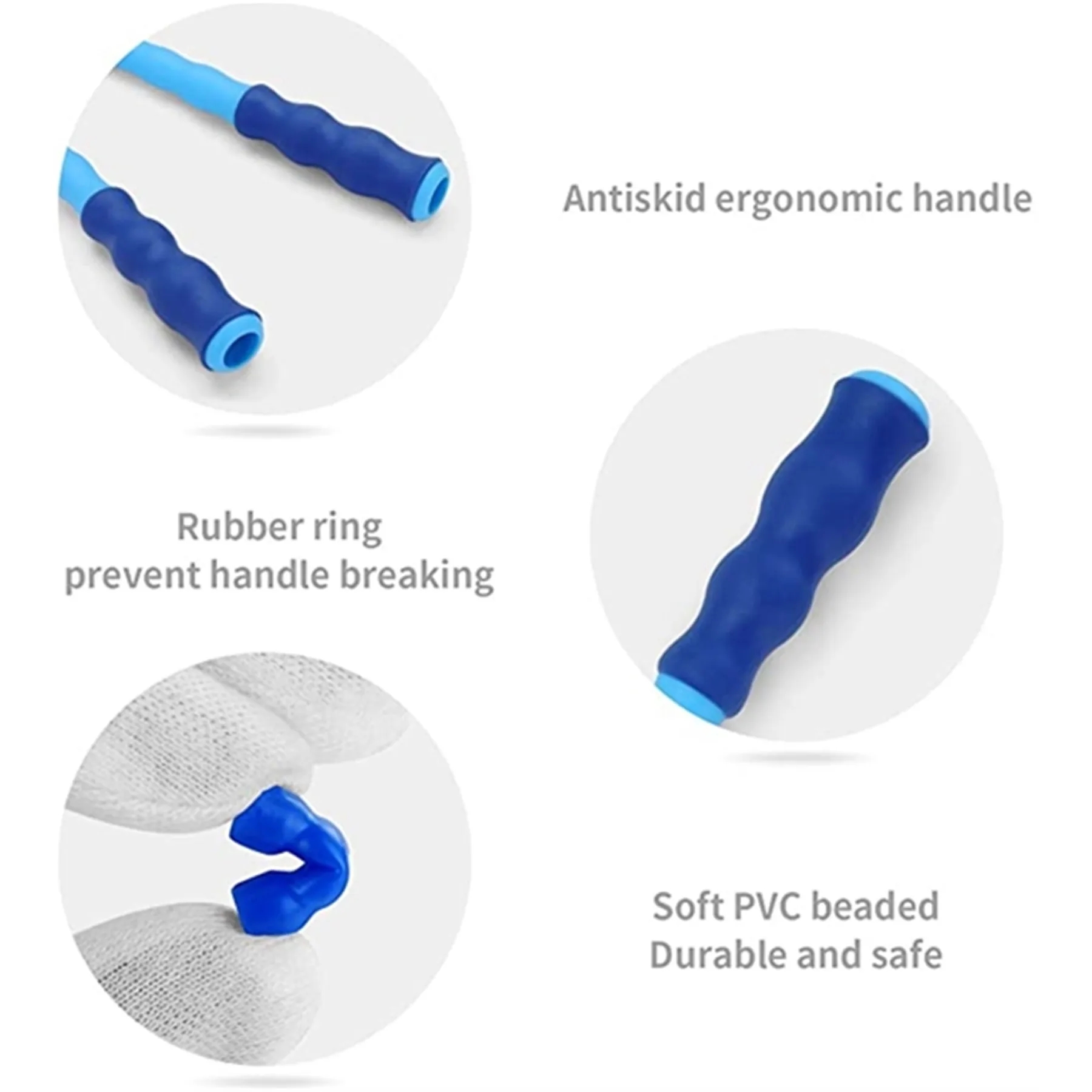 Sports Segmented Classic Beaded Jump Rope 2