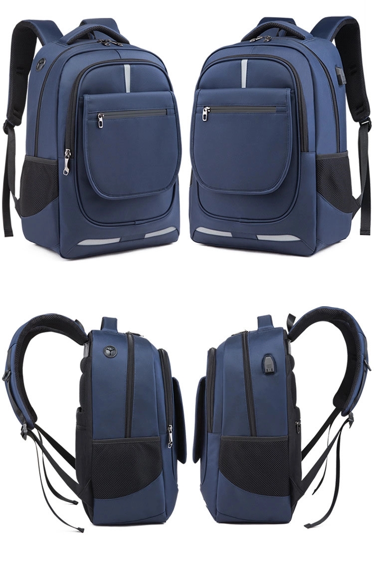 Waterproof Leisure Laptop Bags Decompression With USB Port 4