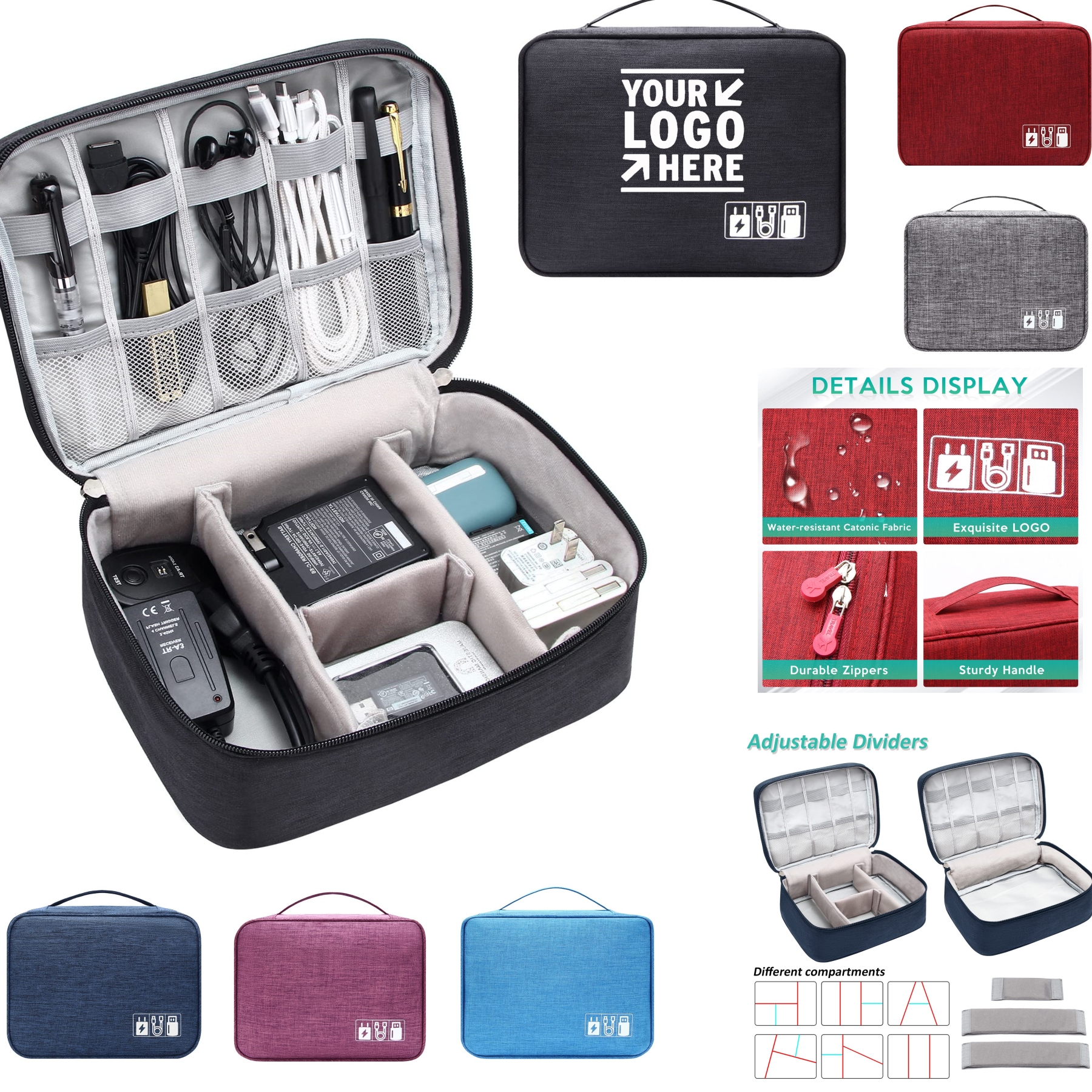 Travel Electronic Accessories Bag 2