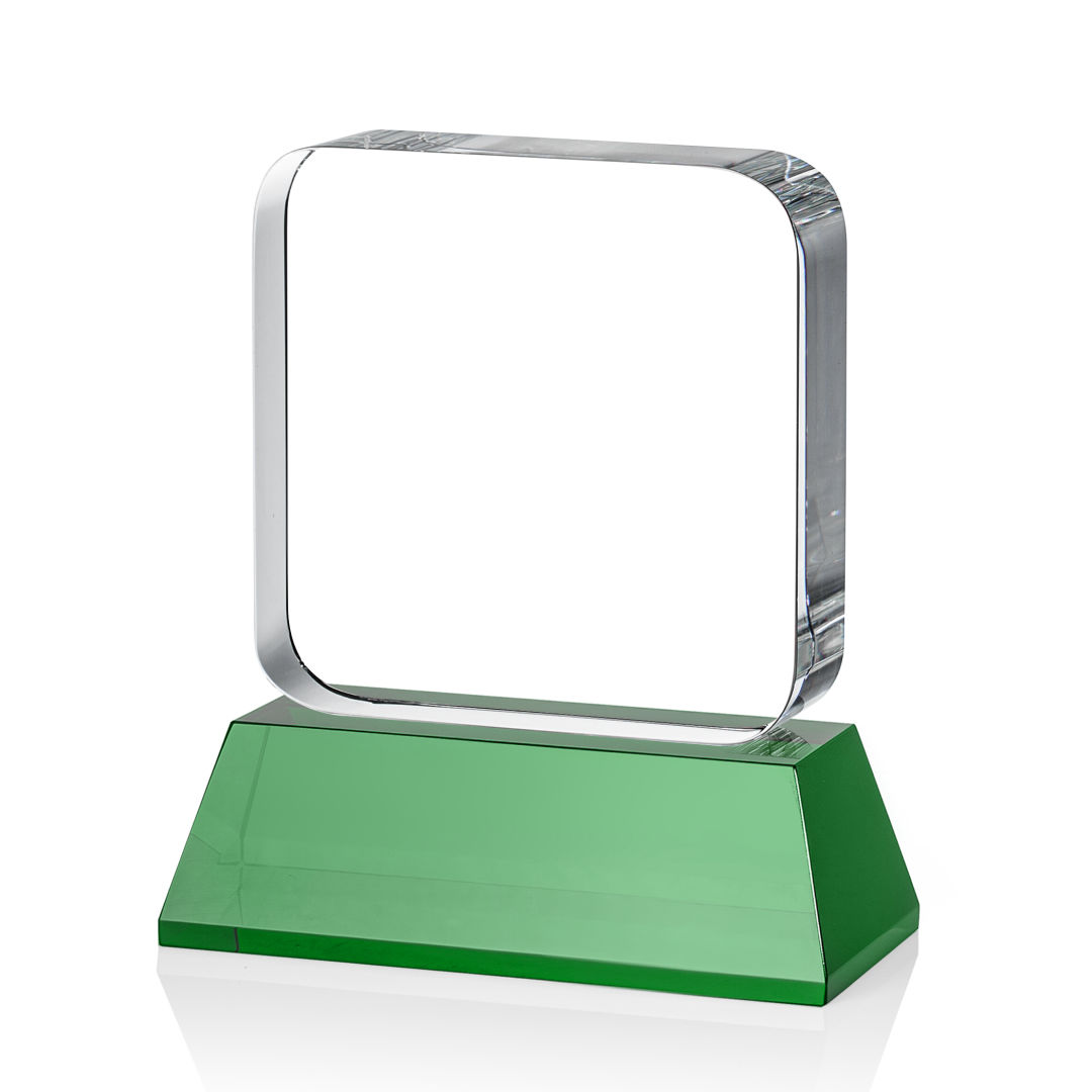 Flamborough VividPrint™ Award on Base - Green 18