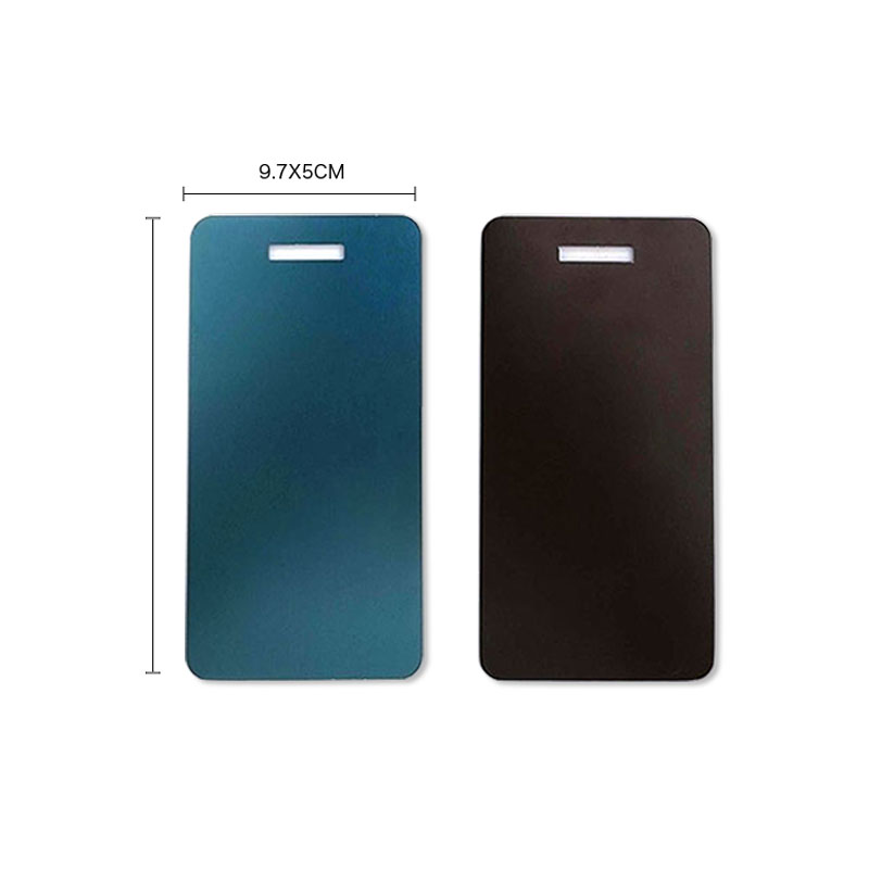 Brushed Metal Luggage Tags 3