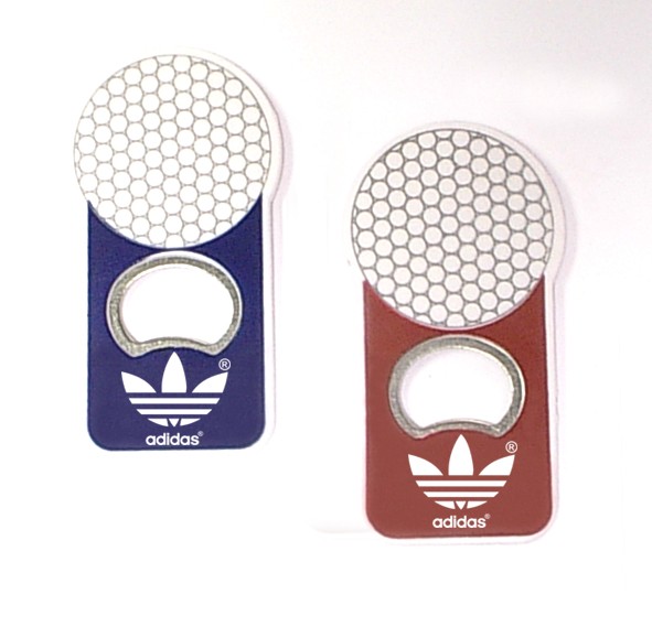 Jumbo size golf ball shape magnetic bottle openerr