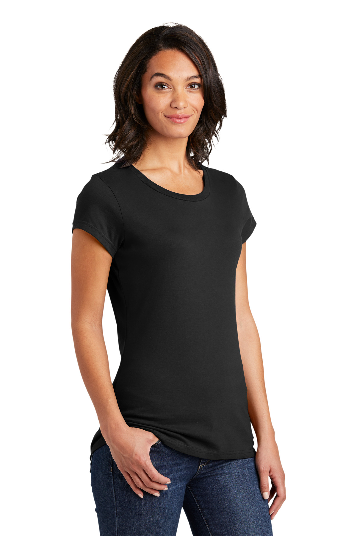 District Women's Fitted Very Important Tee . DT6001 64