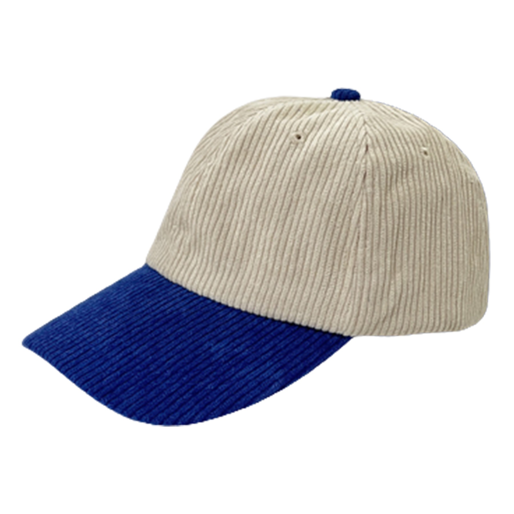 Two-Tone Corduroy Baseball Cap 7
