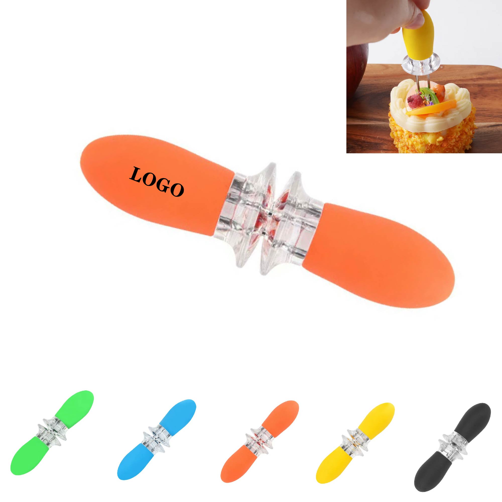 MOQ 10 pcs BBQ Corn Holders 2pc 2