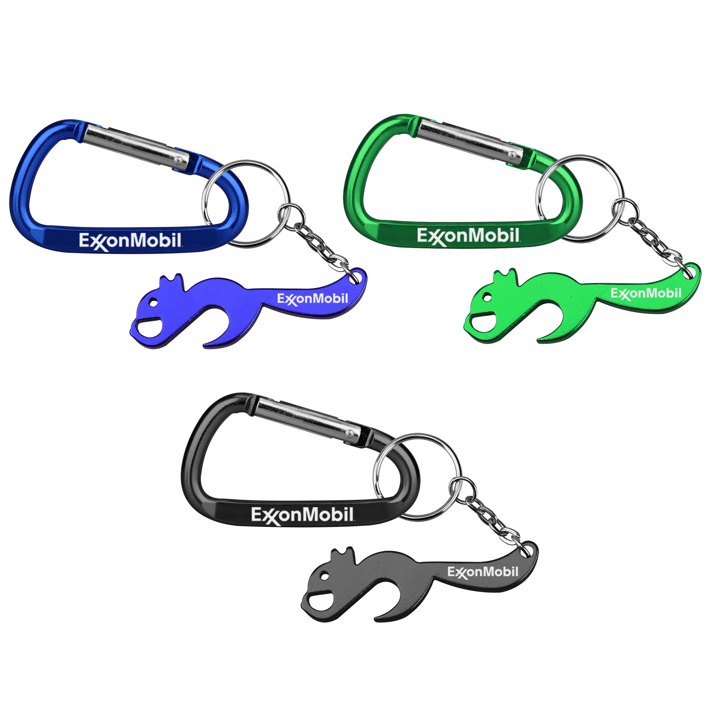Squirrel Shape Bottle Opener with Carabiner 4