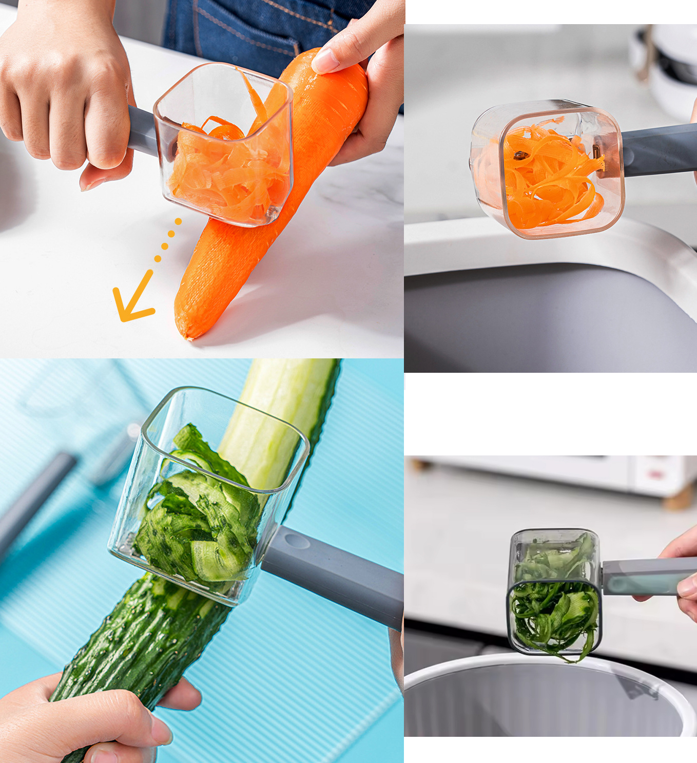 Stainless Steel Fruit And Vegetable Peeler 2