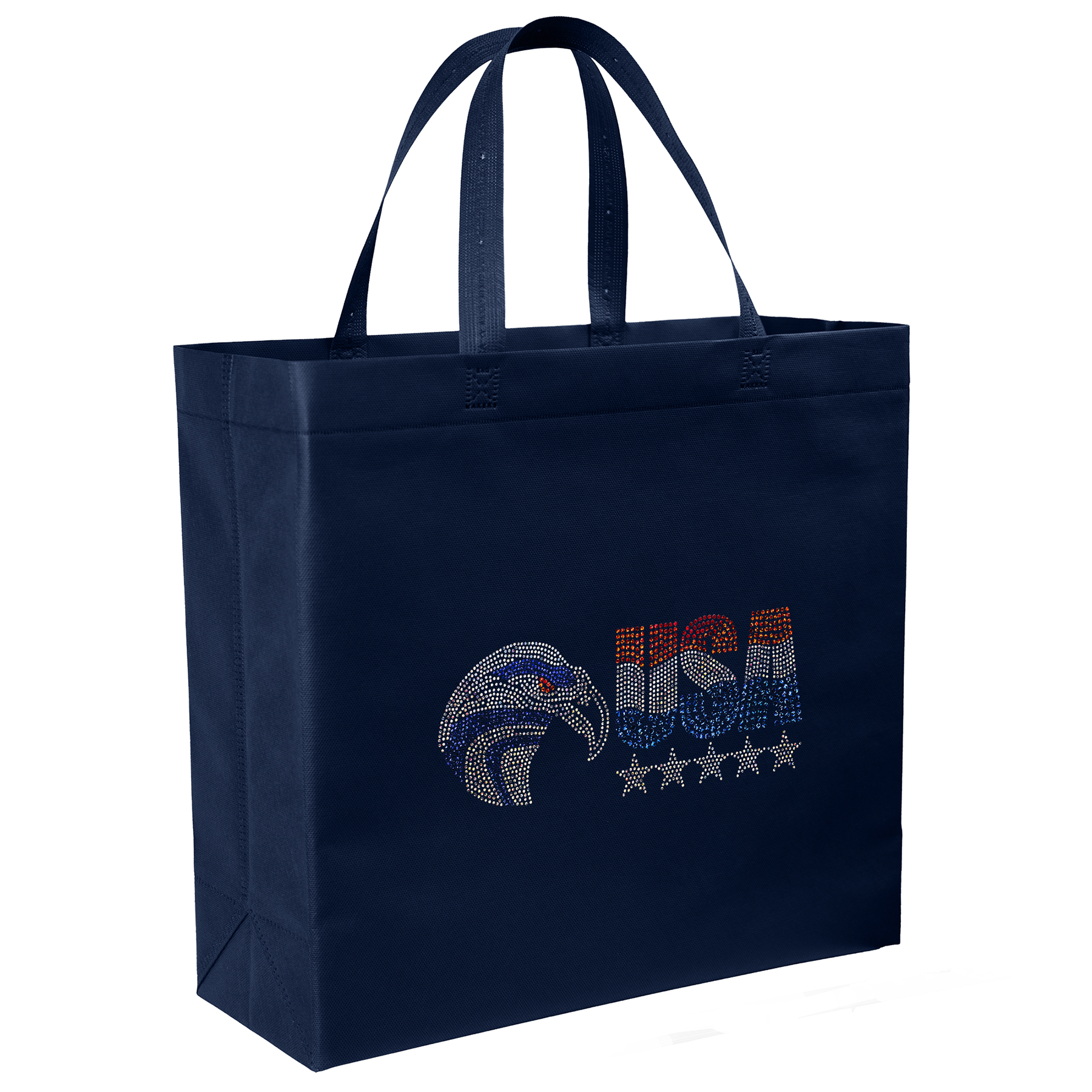 Patriot™- USA Made Non-Woven Tote - Sparkle 3