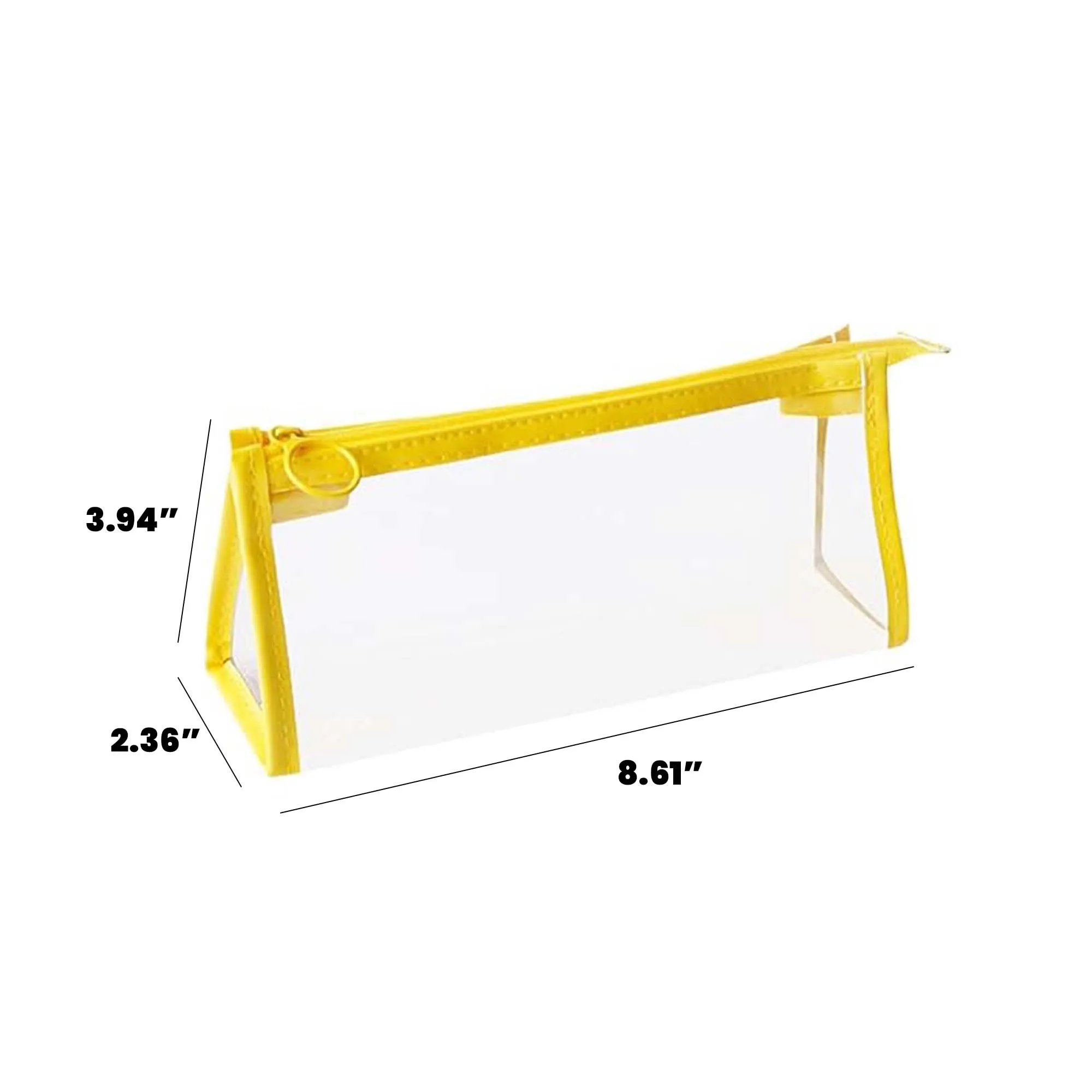 Transparent PVC Triangle Pencil Case 8
