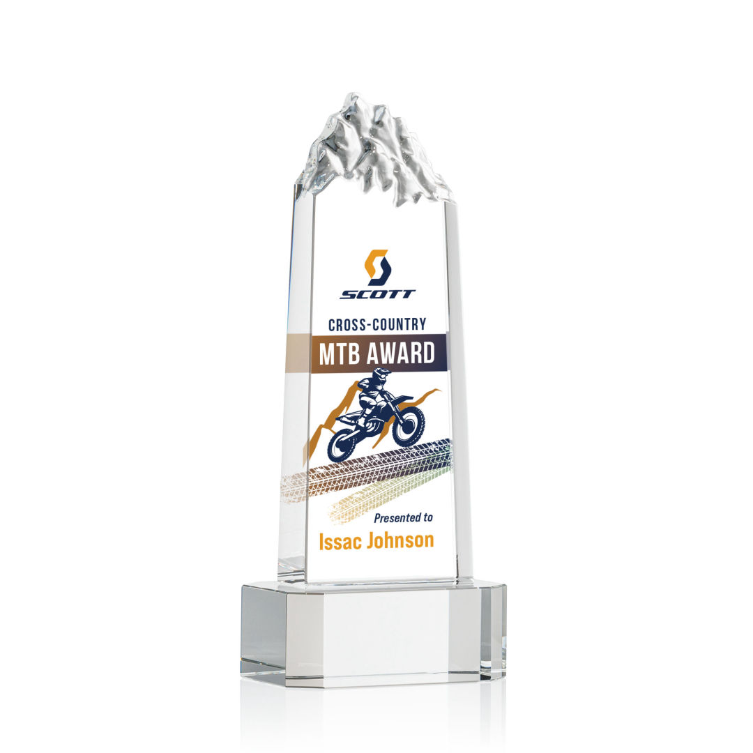 Himalayas VividPrint™ Award on Base - Clear 7