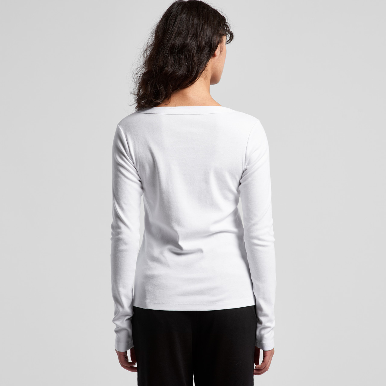 Wo's Organic Rib L/S Tee | 4075 3