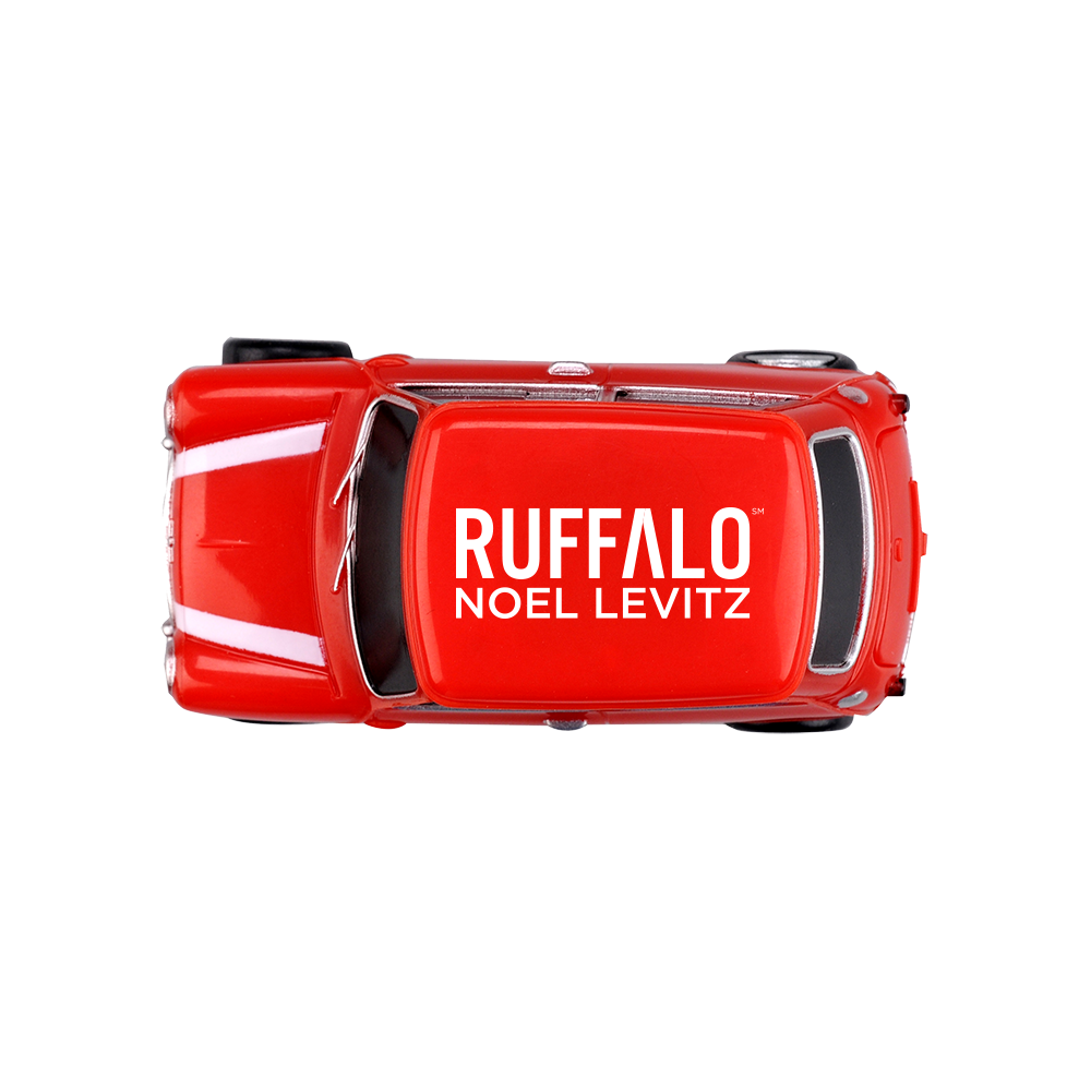 UK Car Shape USB Flash Drive - RED 4
