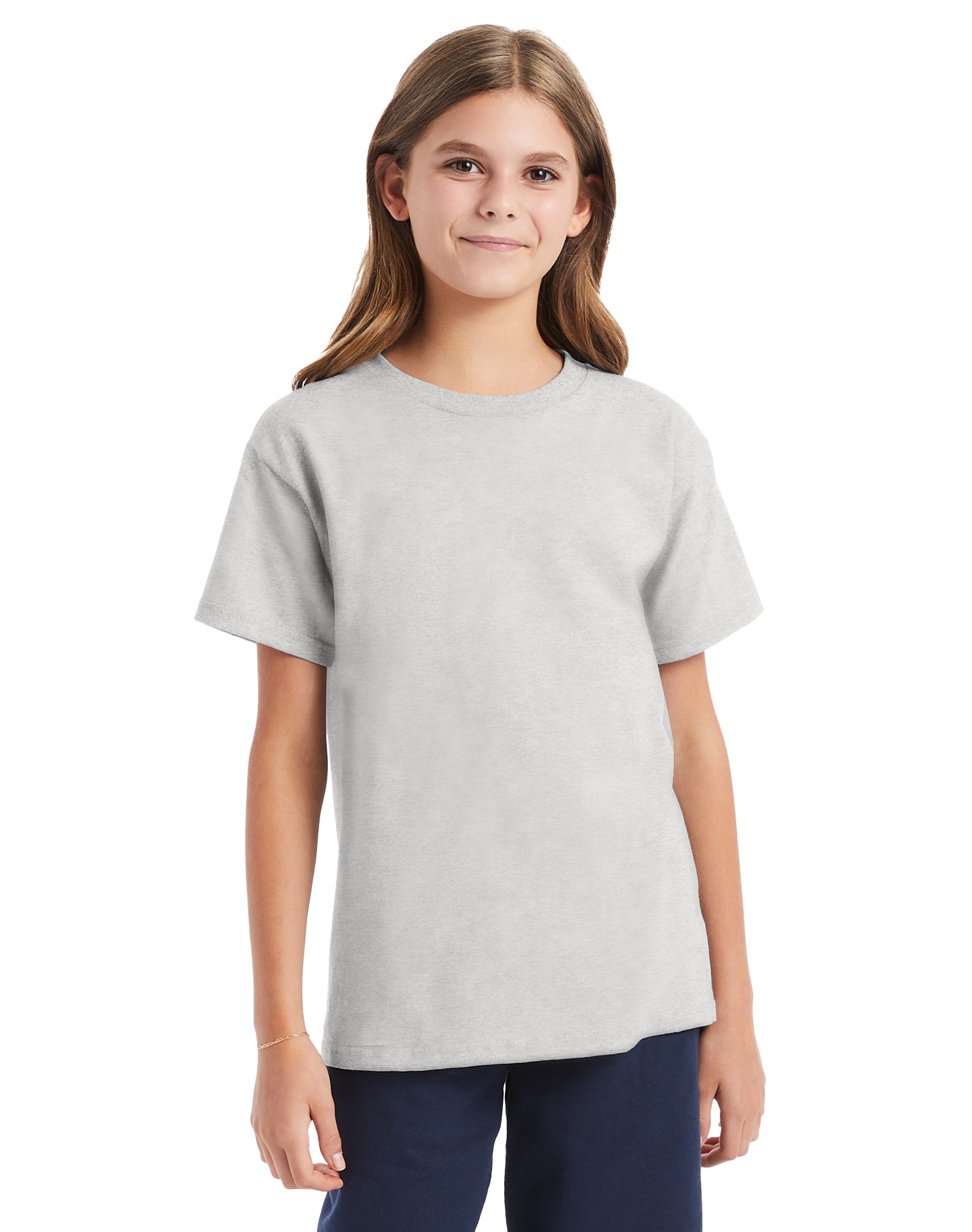 Hanes Essential-T Youth Short Sleeve T 3