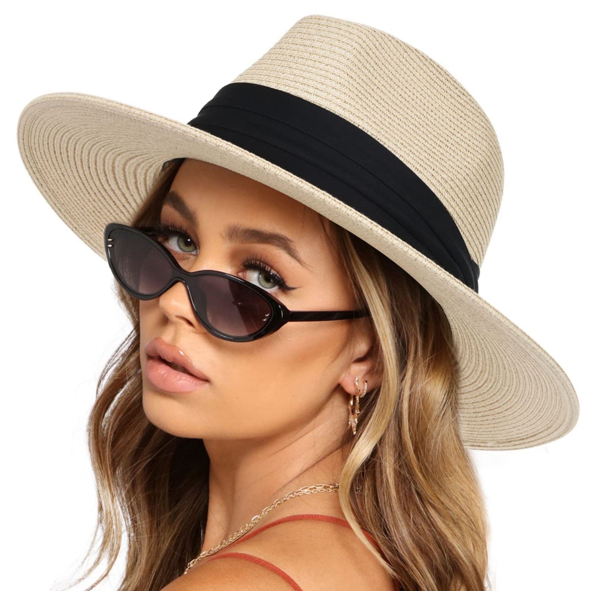 Wide Brim Straw Hat 5