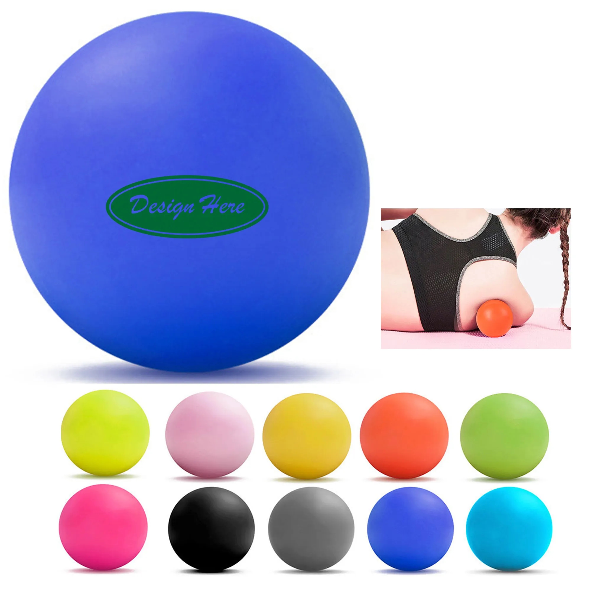 Silicone Massage Lacrosse Ball 3