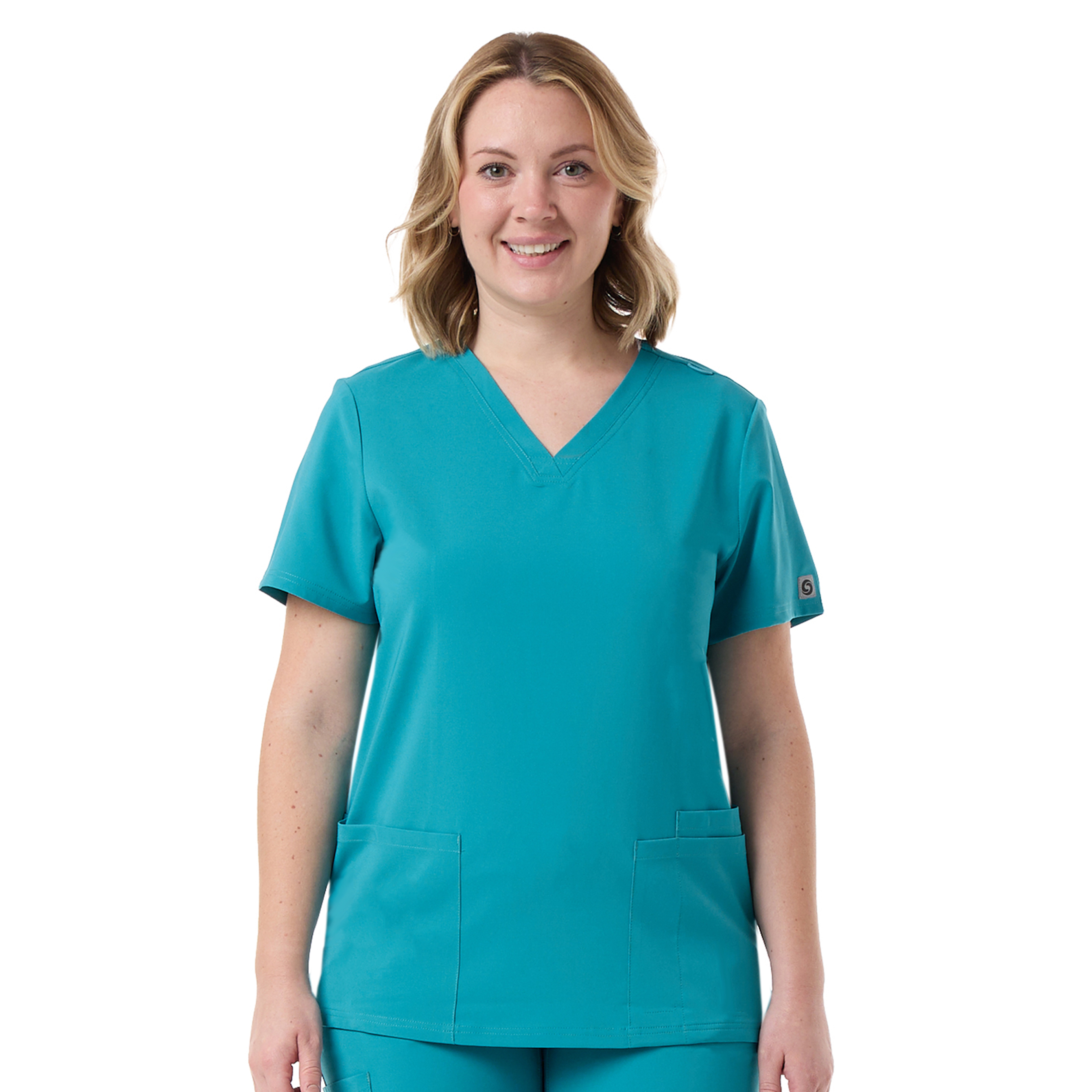 Women's UltraStretch Multi-Pocket Scrub Top 11