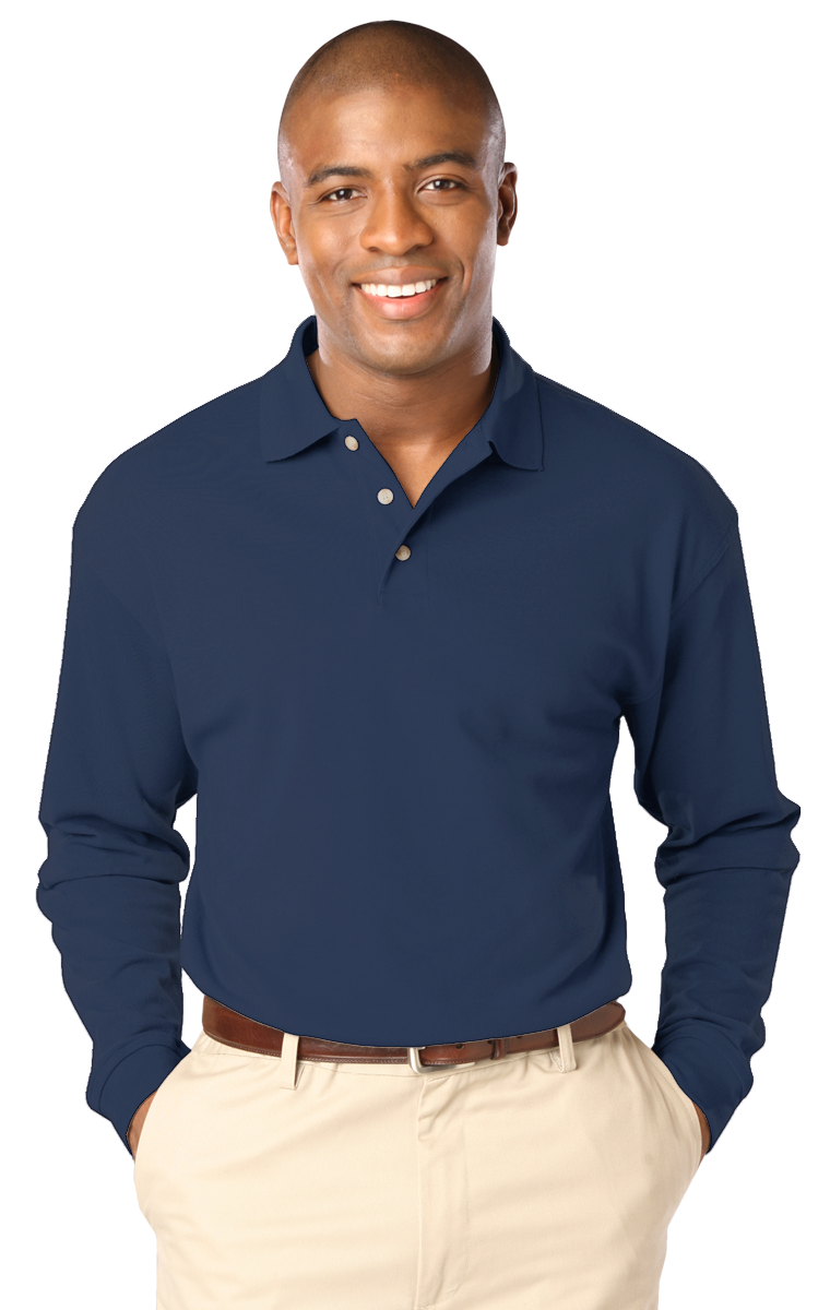 Men's Superblend L/S Polo 12