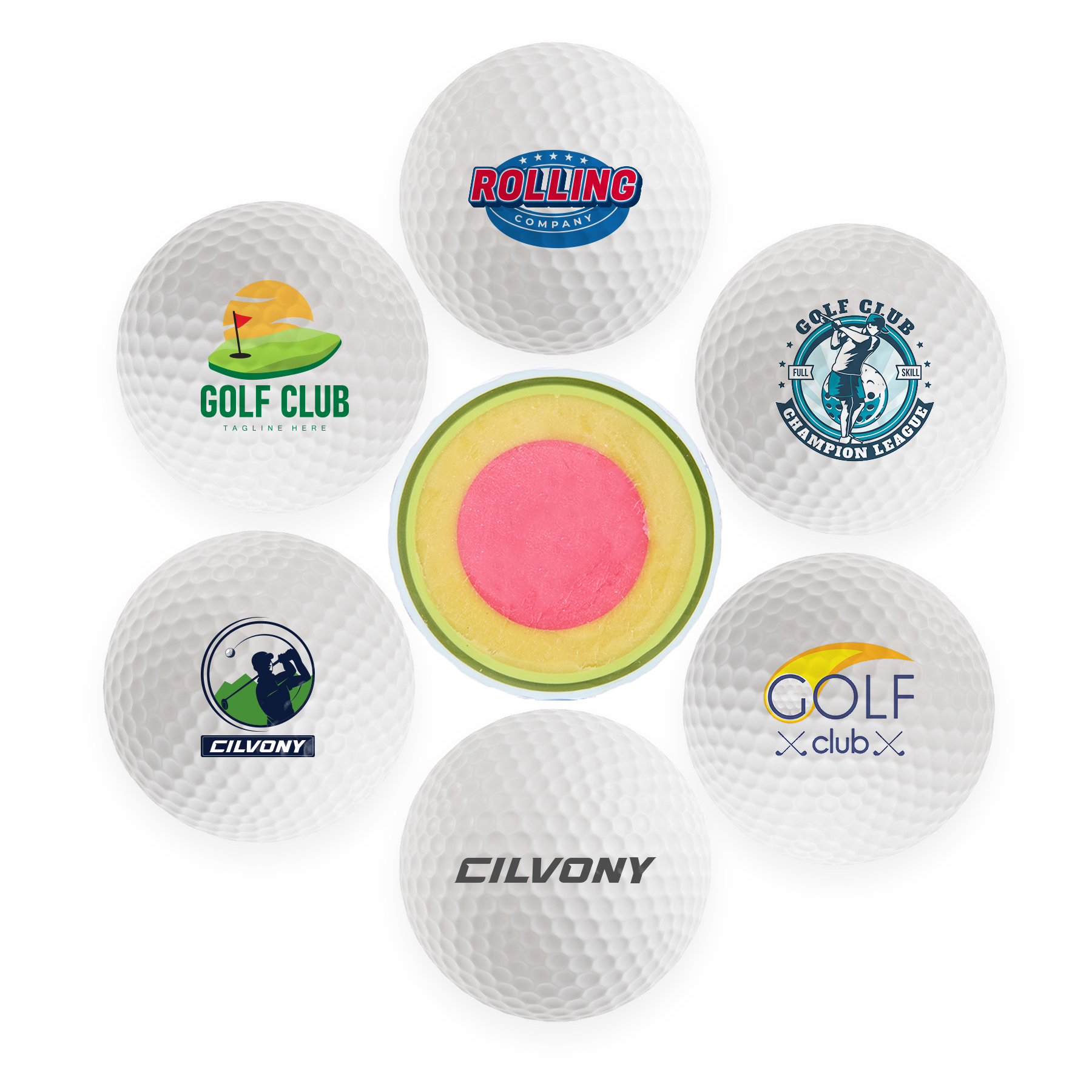 Professional 5-Piece Golf Ball 1