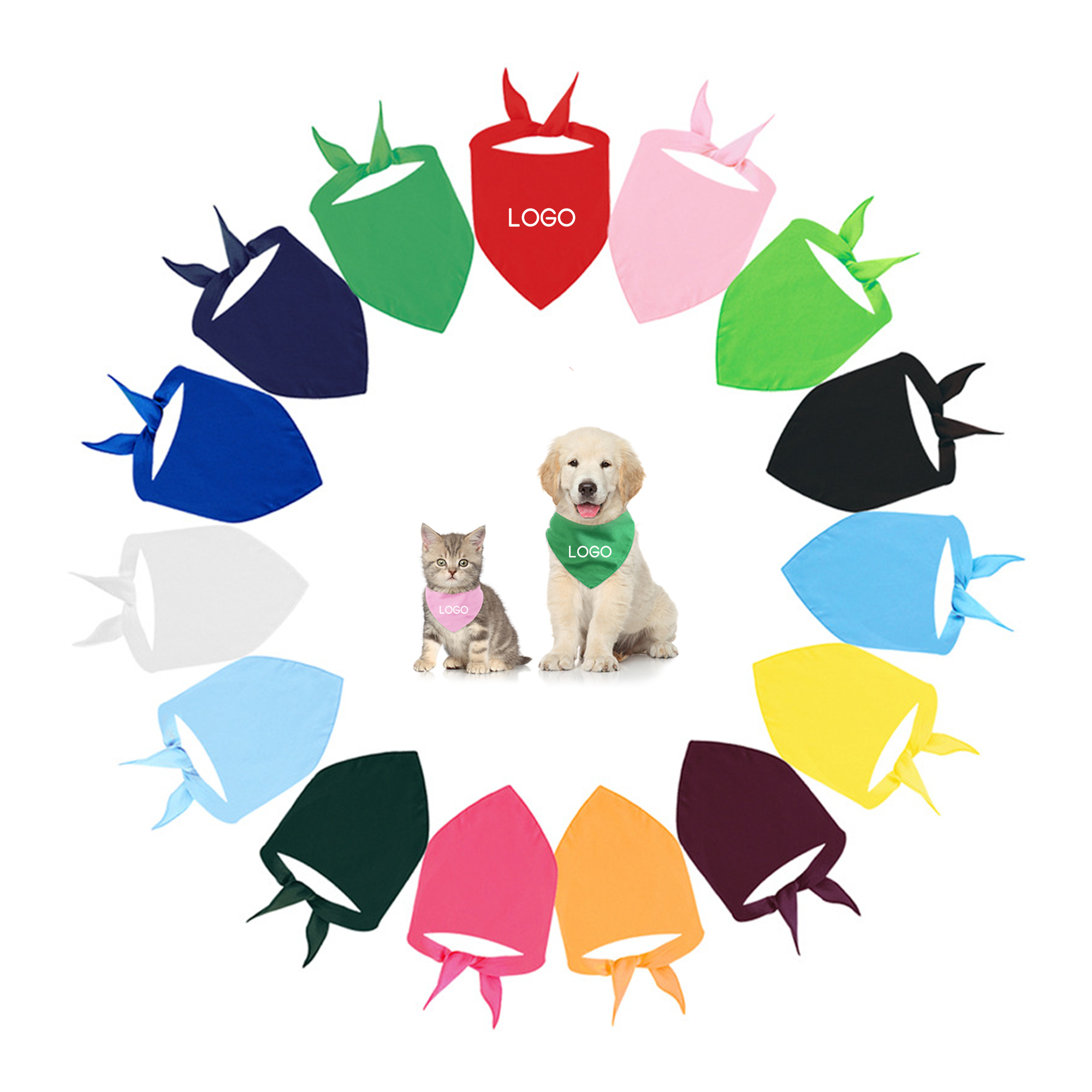 Pet Triangle Bandanas for Puppy Kitty 2